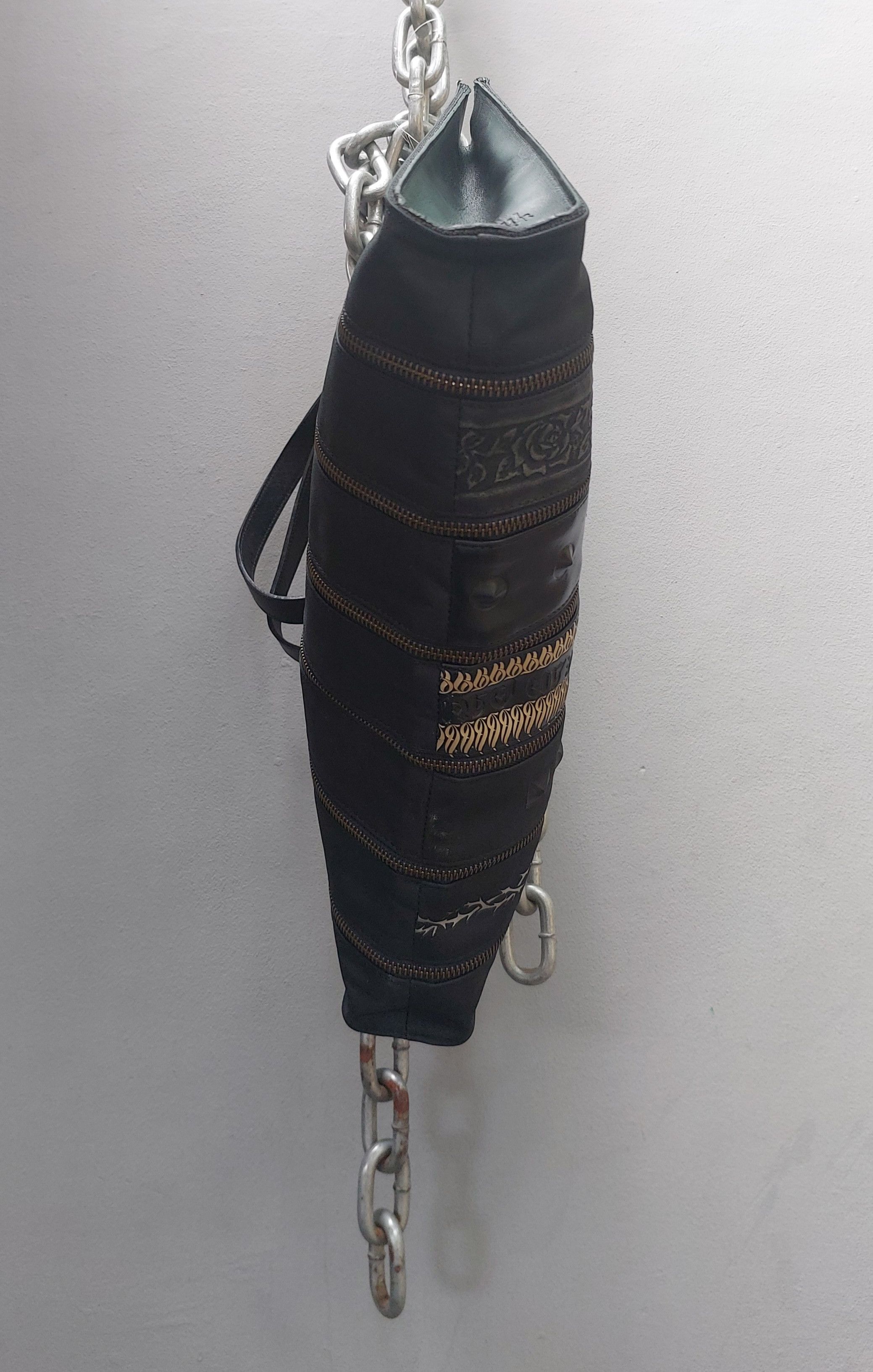 Jean Paul Gaultier RARE Jean Paul Gaultier Transformer Multi Zipper Handbag Size ONE SIZE - 7 Thumbnail