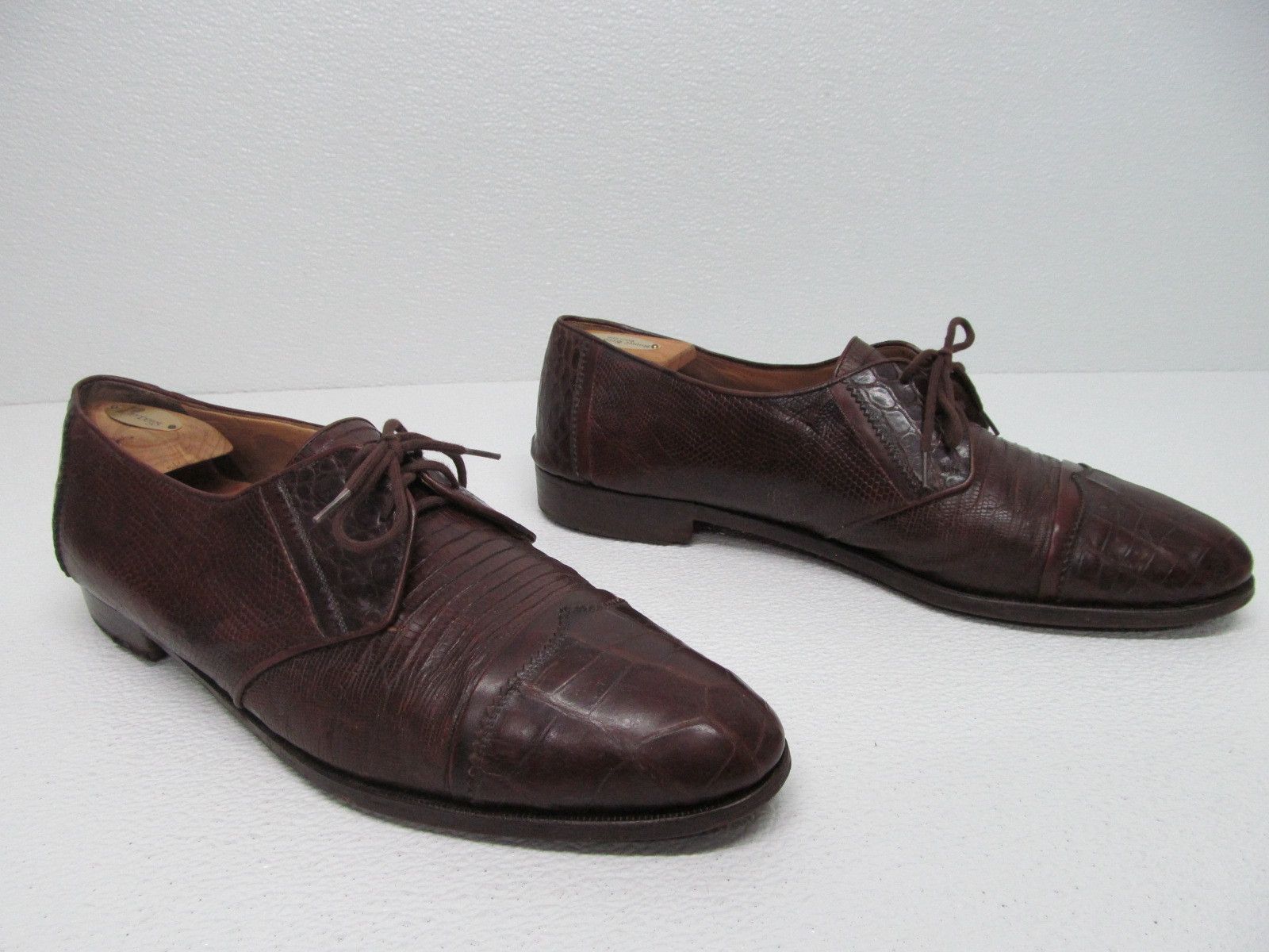 Other Davanzati Alligator Oxfords Exclusive Rubenstein Bros Size US 13 / EU 46 - 1 Thumbnail