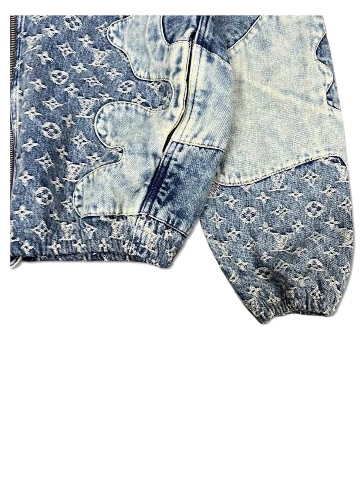 Louis Vuitton × Nigo Louis Vuitton X Nigo 50 Monogr Patchwork Denim hoodie Jacket Size US M / EU 48-50 / 2 - 4 Thumbnail