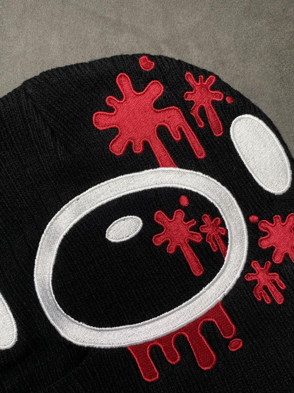 Japanese Brand Rare Gloomy Bear Graphic Black Knit Beanie Hats OS Size ONE SIZE - 4 Thumbnail
