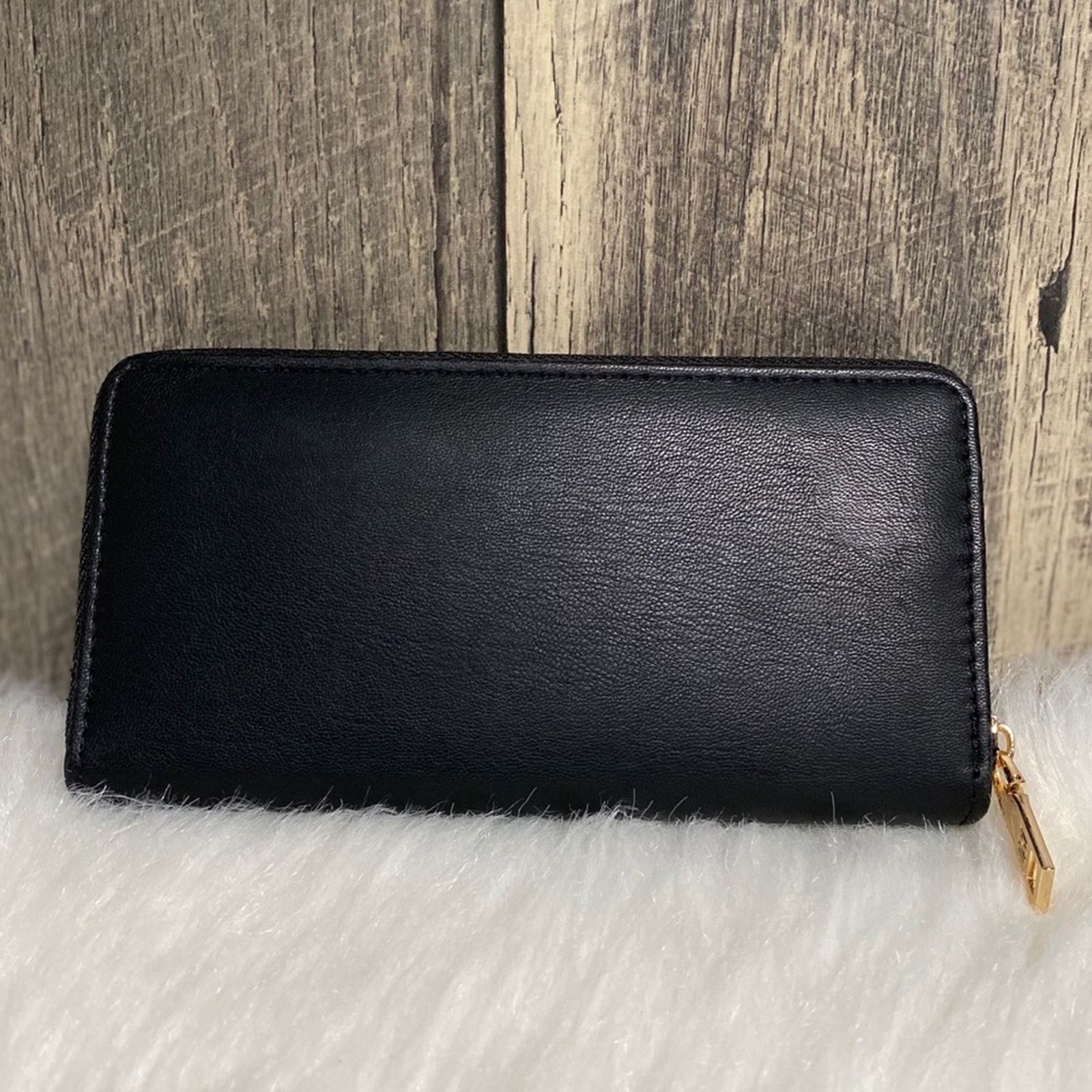 Badgley Mischka NWT Badgley Mischka Black Vegan Leather Wallet Size ONE SIZE - 3 Thumbnail