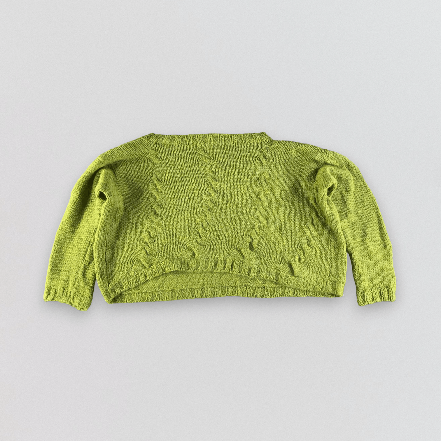Vintage Vintage Cropped Knitwear Sweater K1062 Size US M / EU 48-50 / 2 - 2 Thumbnail