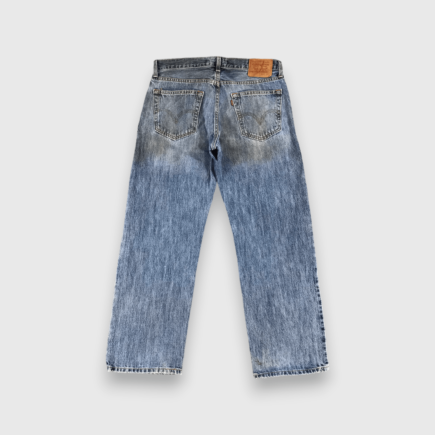 Levi's Dirty Vintage Levis Jeans Lot 529 Faded Blue Denim-J1070 Size US 33 - 2 Thumbnail