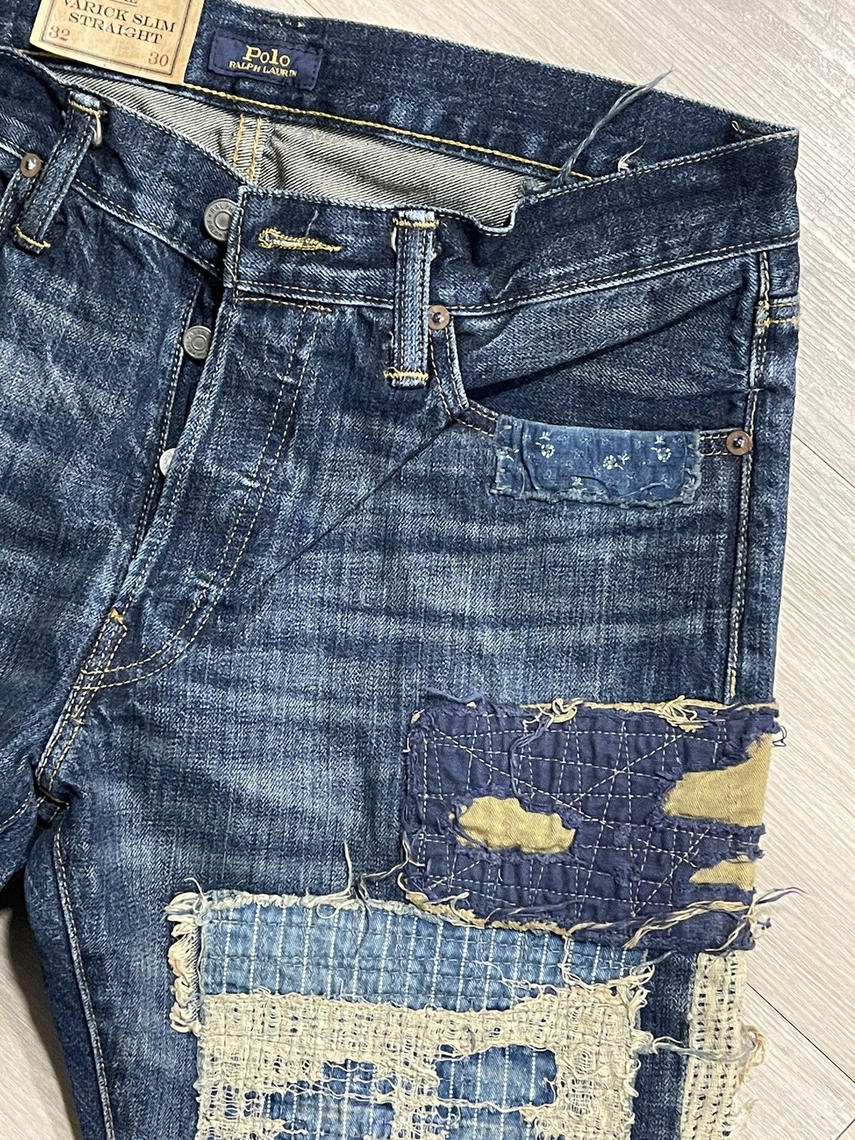 Polo Ralph Lauren Polo Ralph Lauren Varick Slim Rope dyed BORO method Size US 32 / EU 48 - 15 Thumbnail