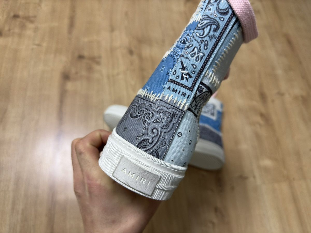 Amiri Amiri Sunset Bandana High 'Patchwork - Light Blue Size US 10 / EU 43 - 5 Thumbnail
