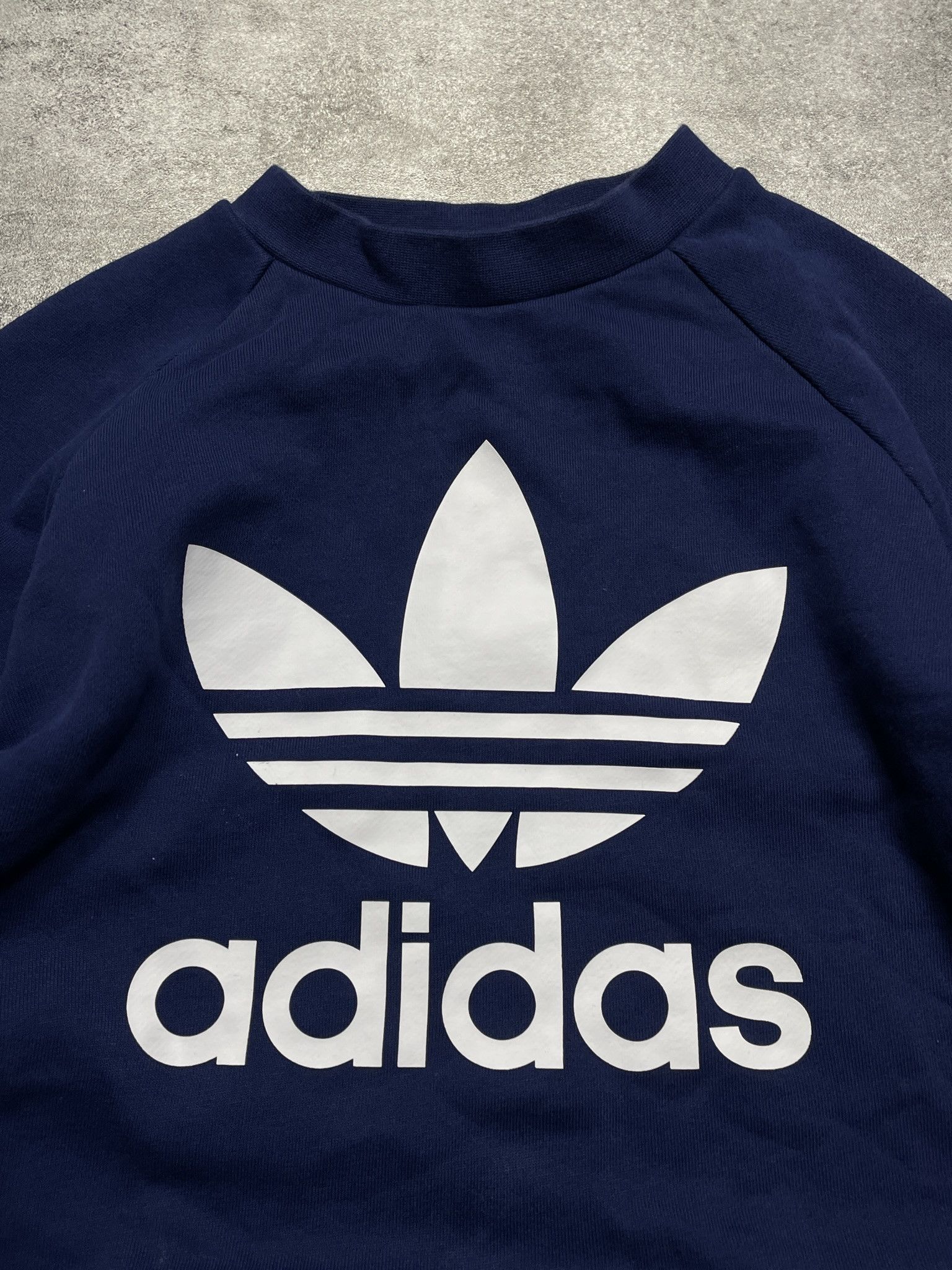 Adidas Adidas Big Logo Sweatshirt Boxy Fit Cozy Solid Size S / US 4 / IT 40 - 3 Thumbnail