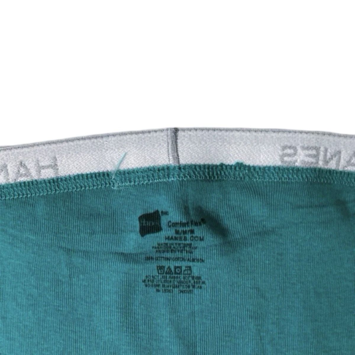 Hanes Hanes Teal / Gray Men’s Underwear Boxer Briefs Size Medium Size 34 - 3 Thumbnail