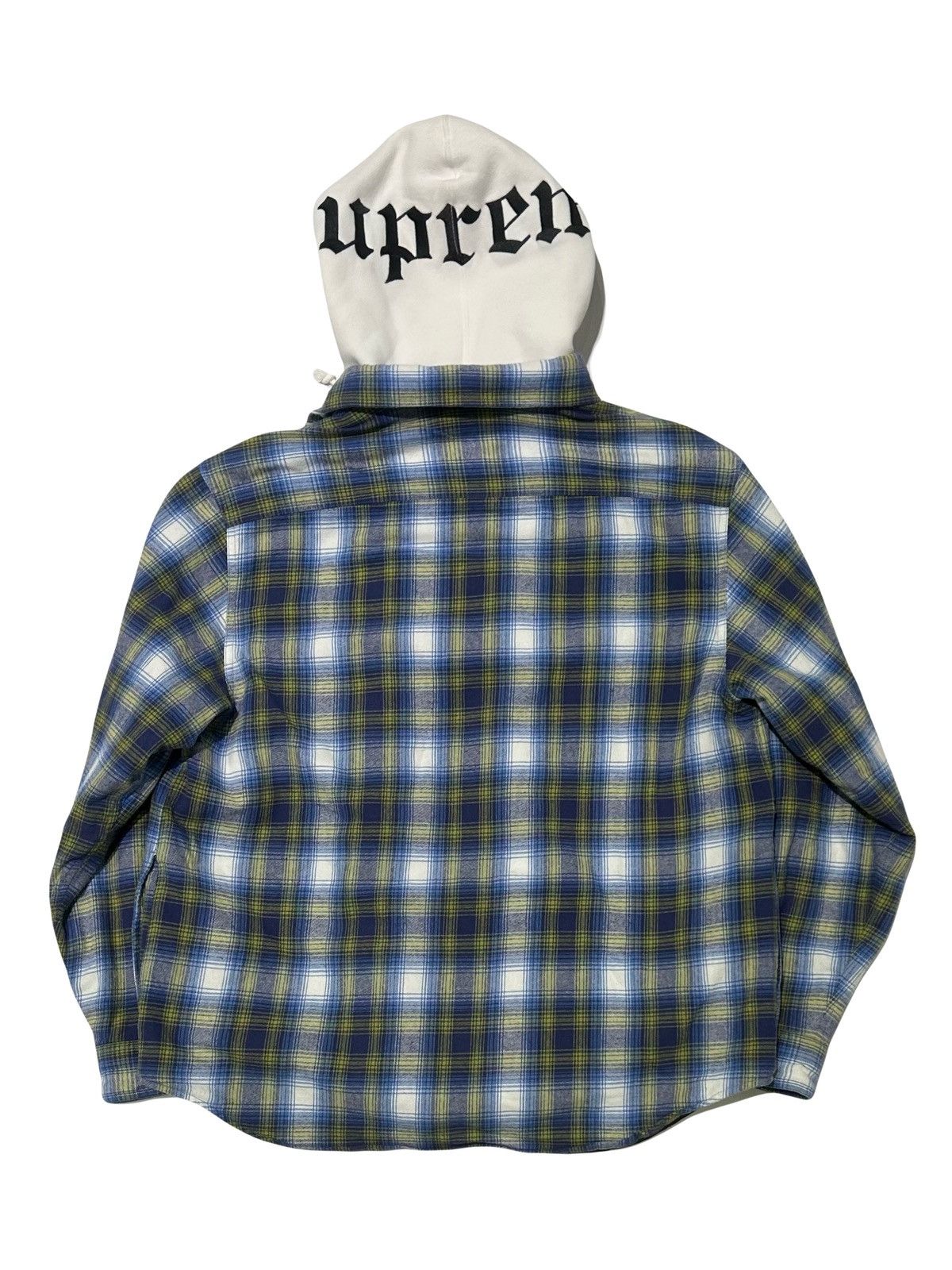 Supreme Supreme Hooded Flannel Zip Up Shirt Size US M / EU 48-50 / 2 - 2 Thumbnail