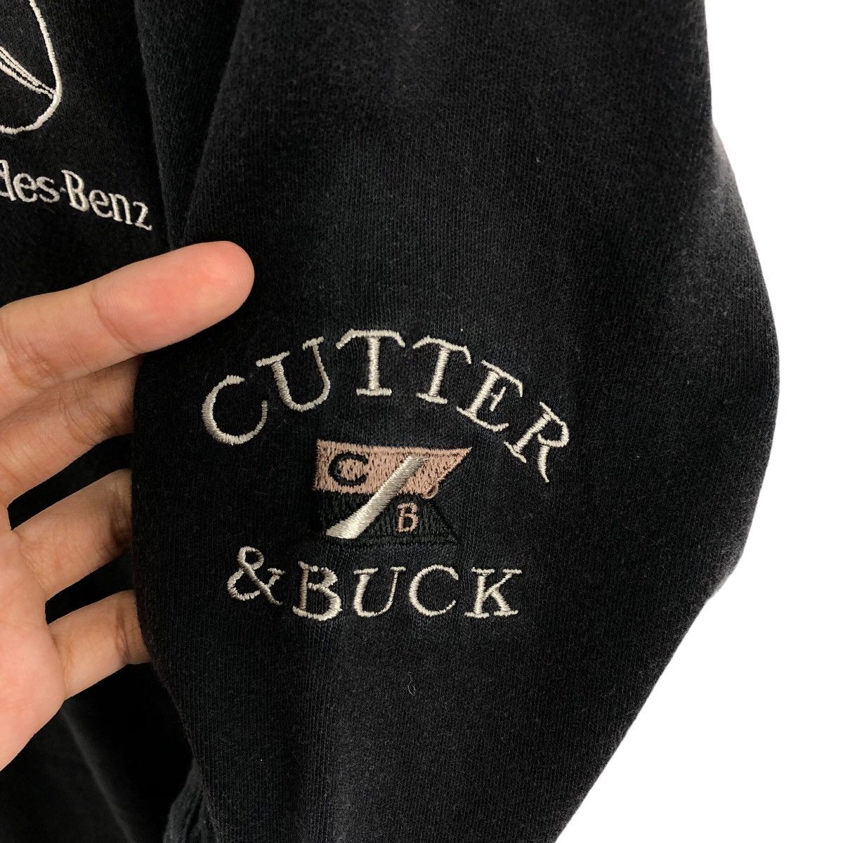 Mercedes-Benz × Vintage Pick!! Vtg MERCEDES BENZ By Cutter&Buck Long Sleeve Tshirt Size US S / EU 44-46 / 1 - 10 Thumbnail