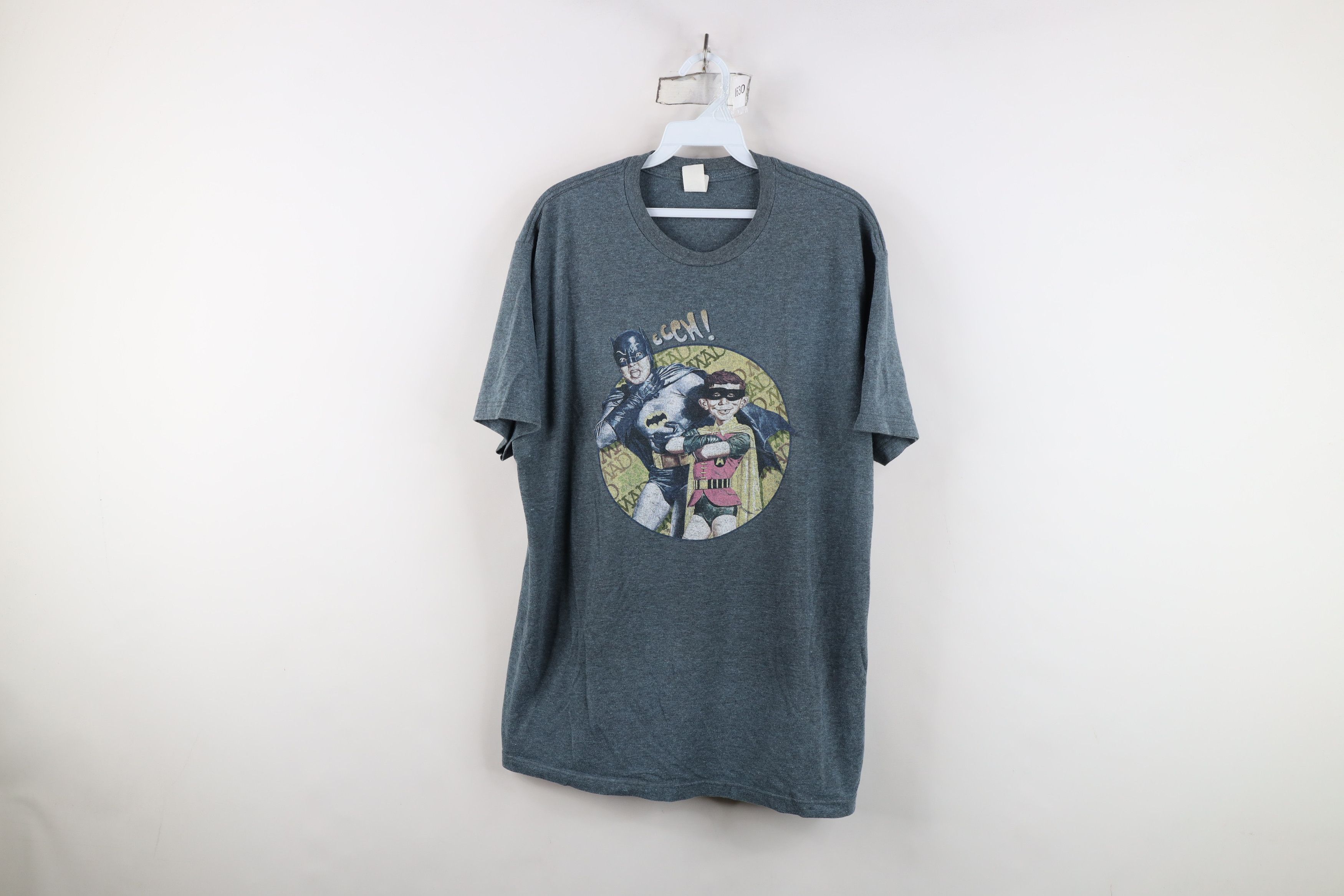 Vintage Vintage Alfred E Neuman Batman Robin T-Shirt Heather Blue Size US L / EU 52-54 / 3 - 1 Thumbnail