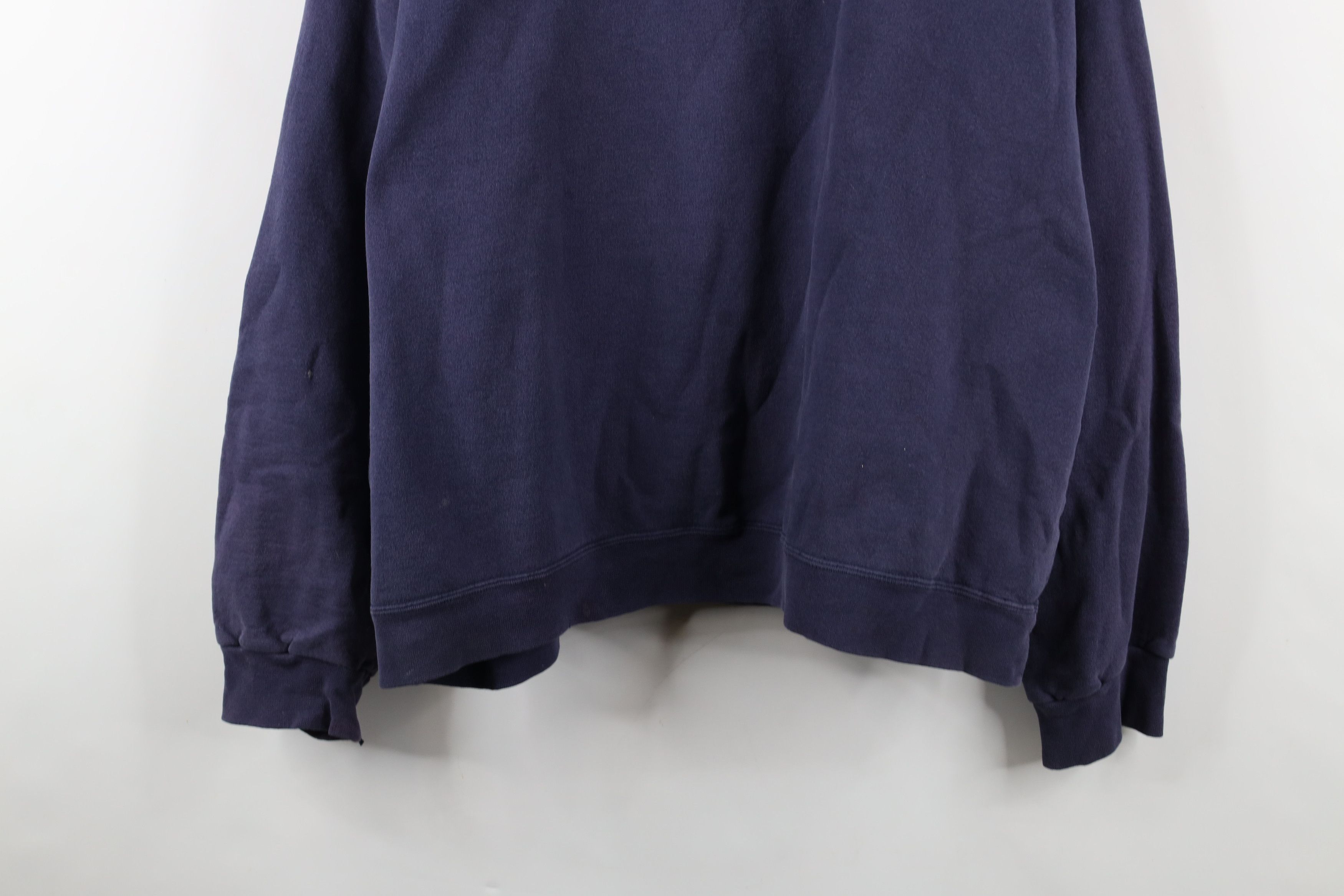 Starter × Vintage Vintage 90s Starter Heavyweight Crewneck Sweatshirt Blue Size US XXL / EU 58 / 5 - 3 Thumbnail