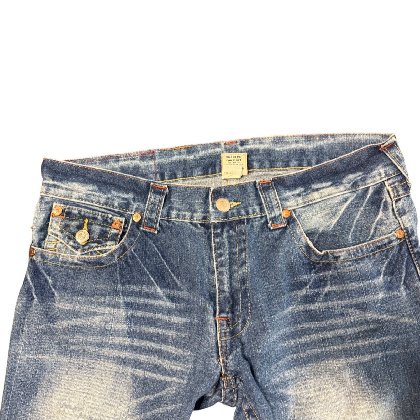 True Religion True Religion Embroidered Shiva Hindu God Billy Jeans 34x33 Size US 34 / EU 50 - 4 Thumbnail