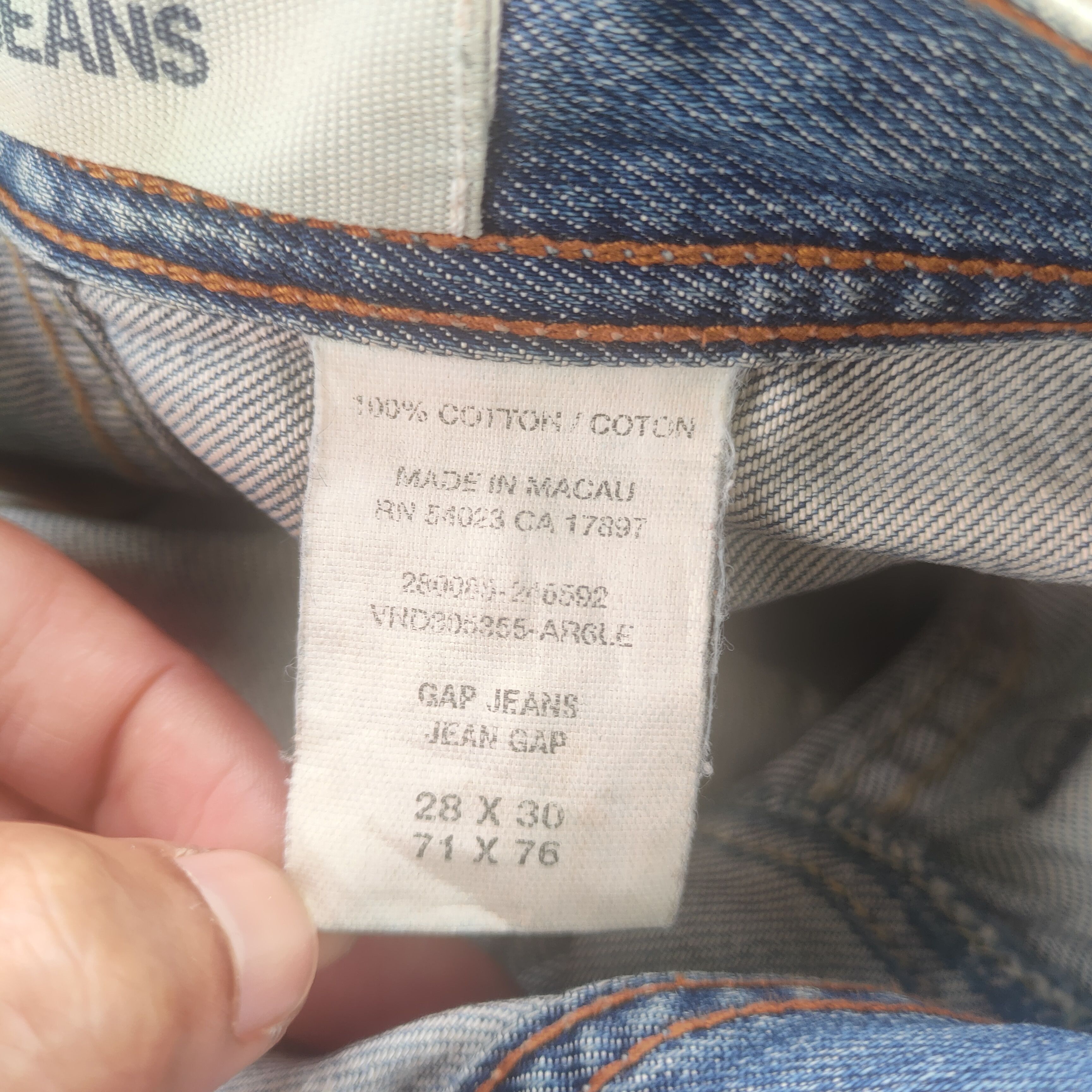 Gap × Japanese Brand VINTAGE JAPANESE BUSH PANTS FADED DISTRESSED JEANS DENIM Size US 29 - 14 Thumbnail