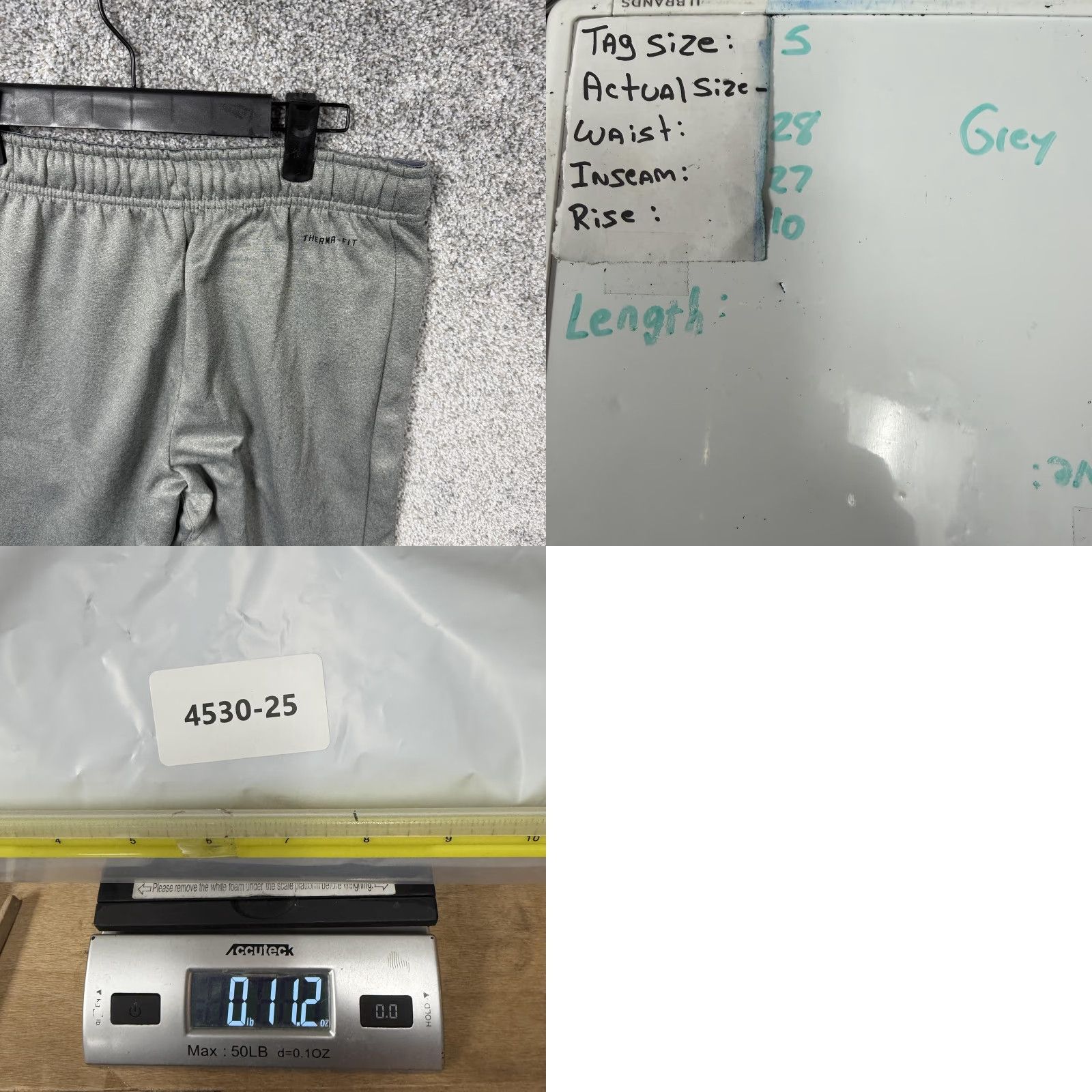 Nike Nike Therma-FIT Pants Mens Small Gray Fleece Joggers Athletic Gym Athleisure Size US 29 - 9 Thumbnail