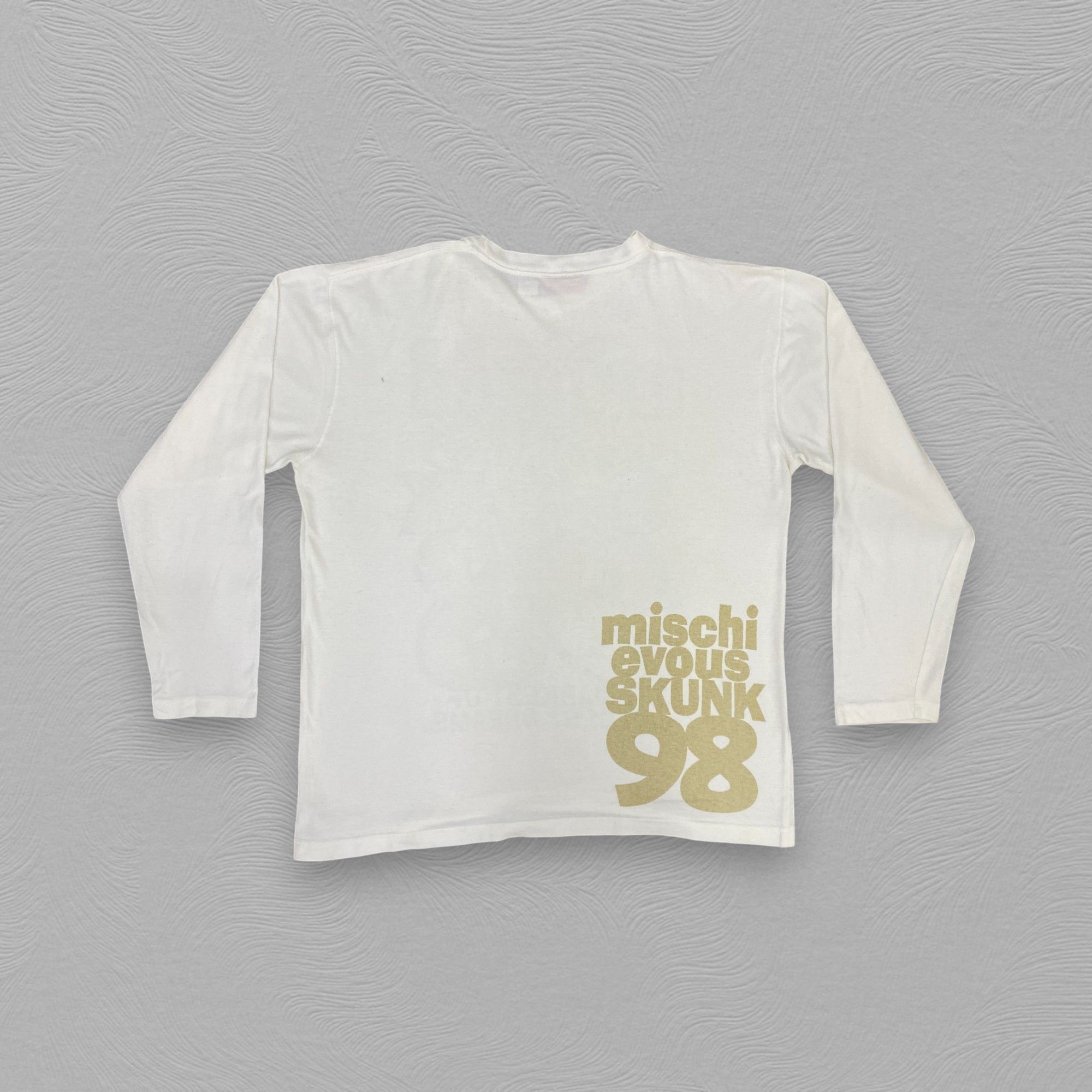 Band Tees Vintage Mischievous Skunk 98 Long Sleeve - K069 Size US L / EU 52-54 / 3 - 2 Thumbnail