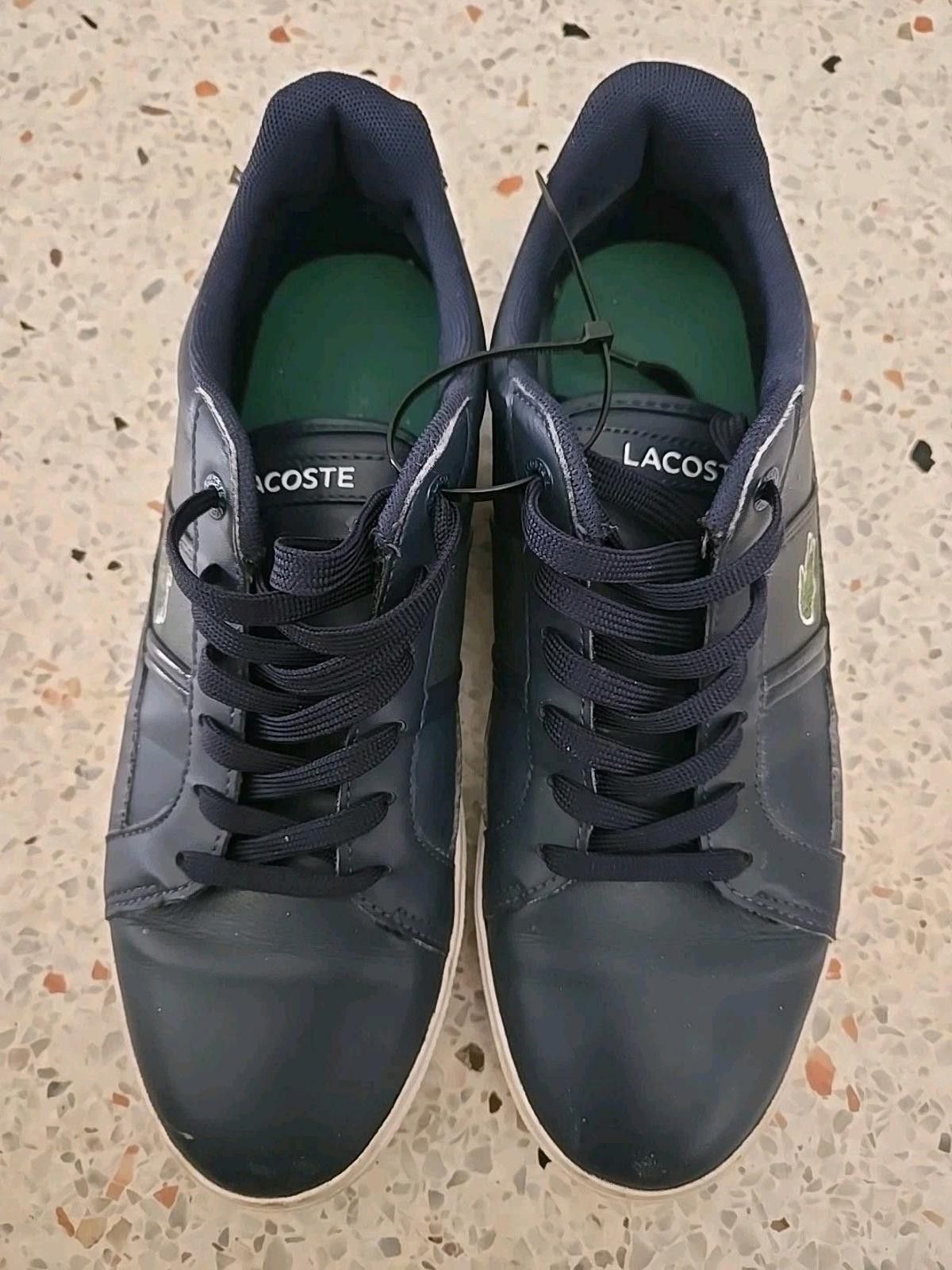 Lacoste Lacoste 1933 Dark Blue Europa LCR BRZ Size 7 US, 39.5 Euro Size US 7 / EU 40 - 1 Thumbnail