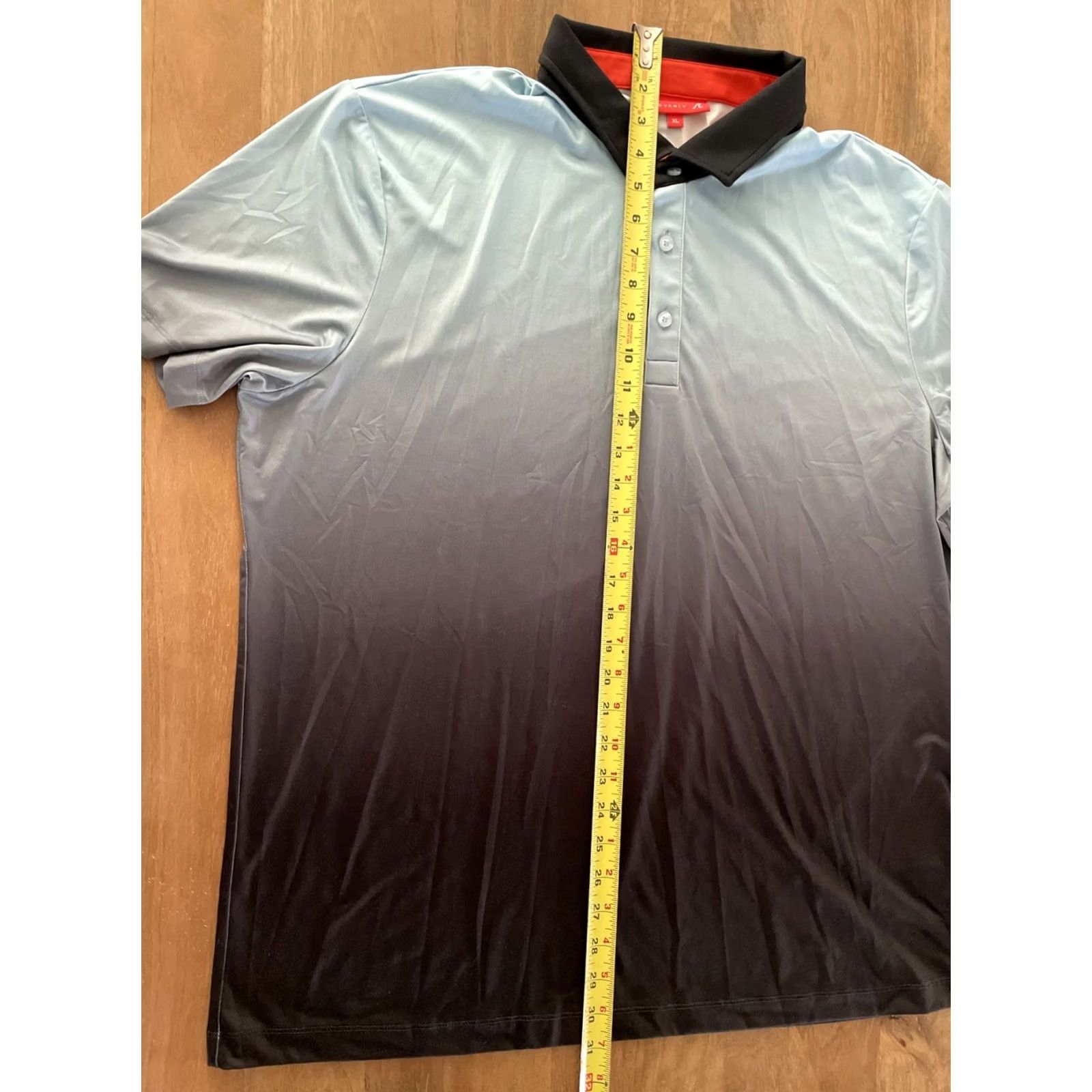 Vintage Redvanly Polo Shirt Mens XL Ombre Gradient Performance Tech Golf Stretch Golf Shirt Size US XL / EU 56 / 4 - 7 Thumbnail