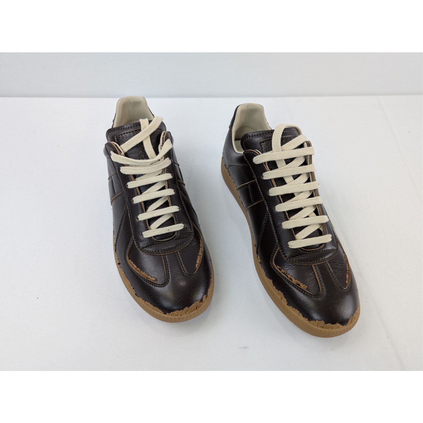 Maison Margiela o1rshd1 Replica sneakers with a distressed peel-off effect Size US 13 / EU 46 - 6 Thumbnail
