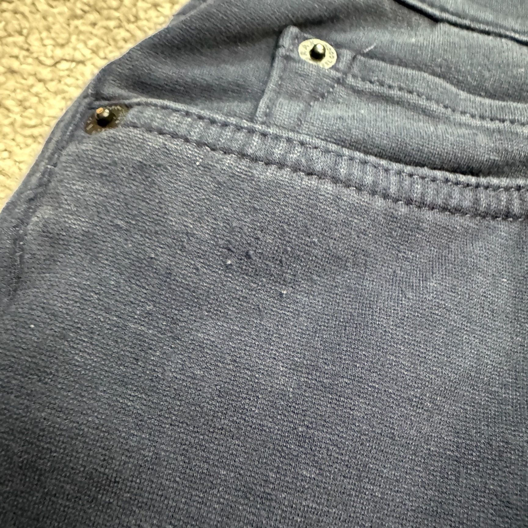 BRAX Brax Hi-Flex Chuck Soft Chino Pants Mens 36x34 Navy Blue Straight Leg Stretch Regular 5-Pocket Design Mens Size US 36 / EU 52 - 6 Thumbnail
