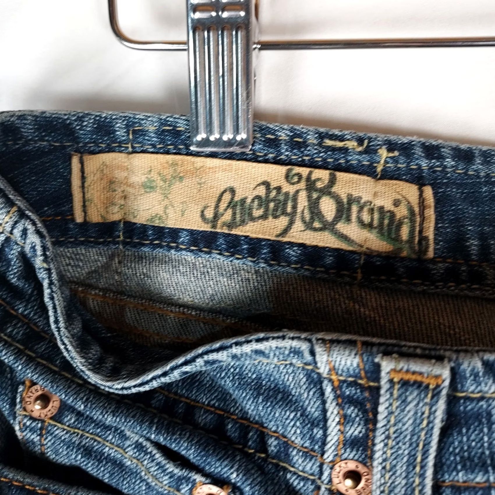 Lucky Brand Lucky Brand Wonder Jeans Jeans Womens 6/28 Low Rise Bootcut 28x32 Blue Stretch Regular 6/28 Mens Women Girls? Size 28" / US 6 / IT 42 - 5 Thumbnail