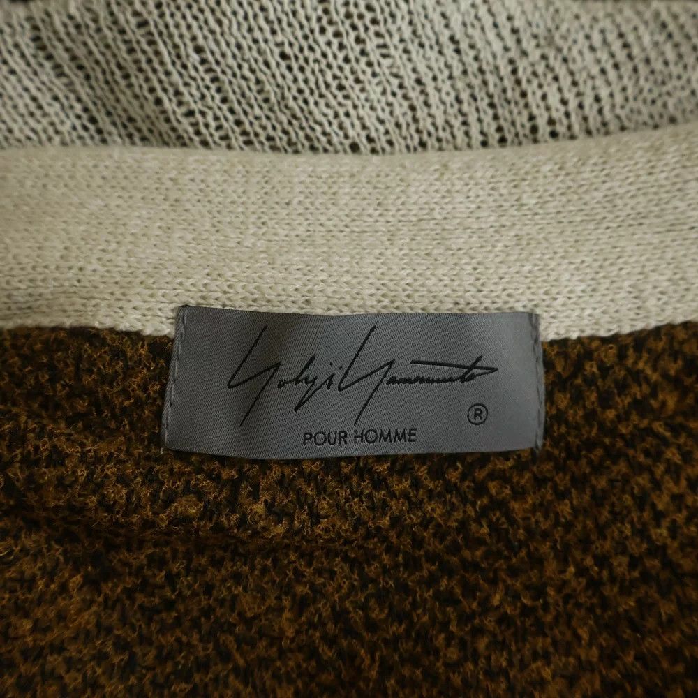 Yohji Yamamoto Yohji Yamamoto POUR HOMME 22ss designed white knit cardigan Size US L / EU 52-54 / 3 - 5 Thumbnail
