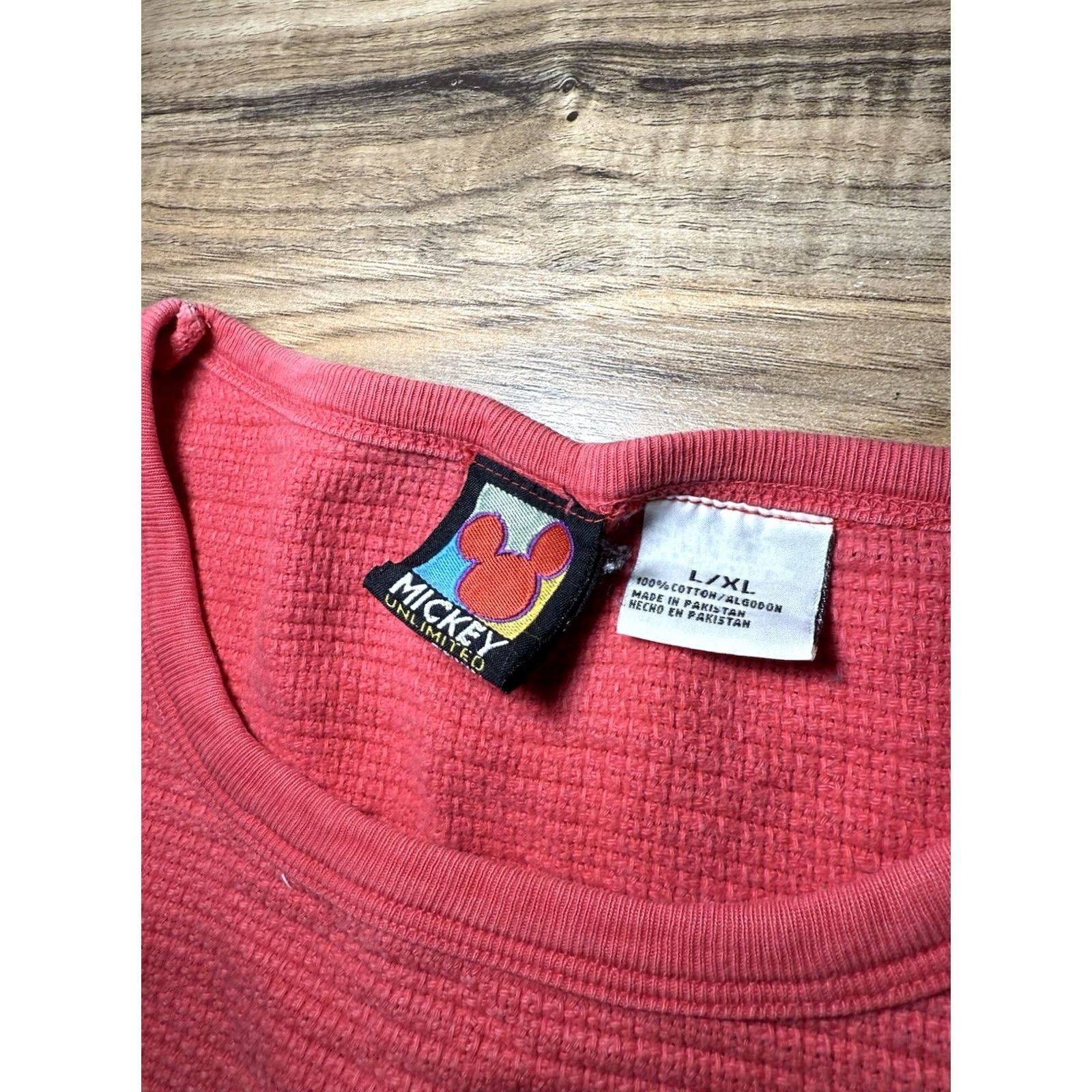 Pinko VINTAGE Pink 90s Mickey And Minnie Mouse Heart Crop Sweatshirt L/XL Pullover Women Girls Mens Size XL / US 12-14 / IT 48-50 - 3 Thumbnail