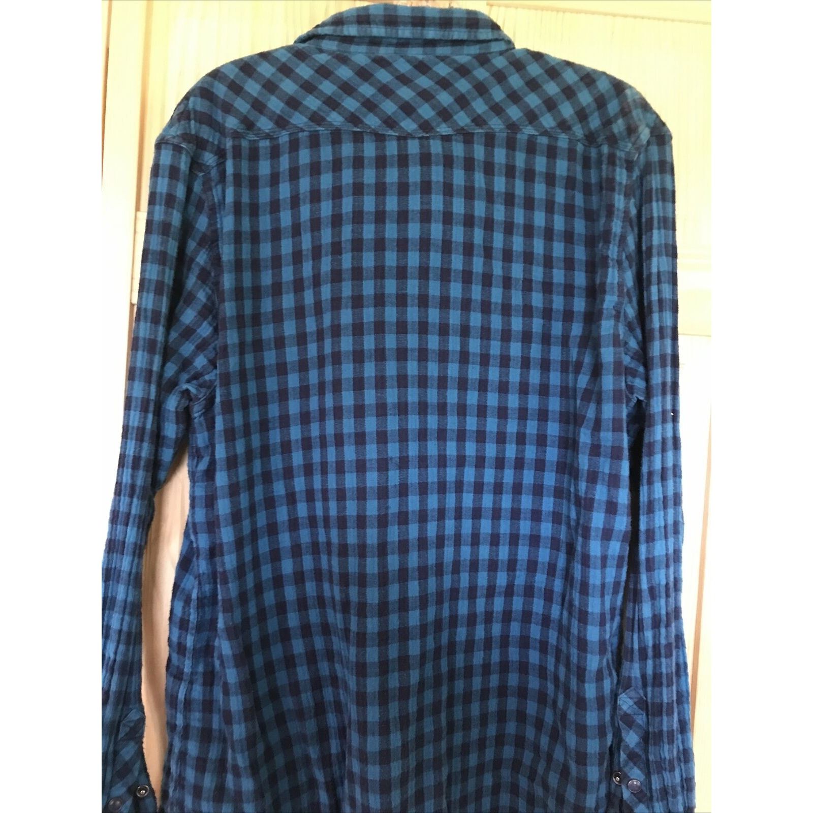 Other 44mm Legendary Work Wear Mens XL Blue Plaid Pearl Snap Shirt Size US XL / EU 56 / 4 - 11 Thumbnail