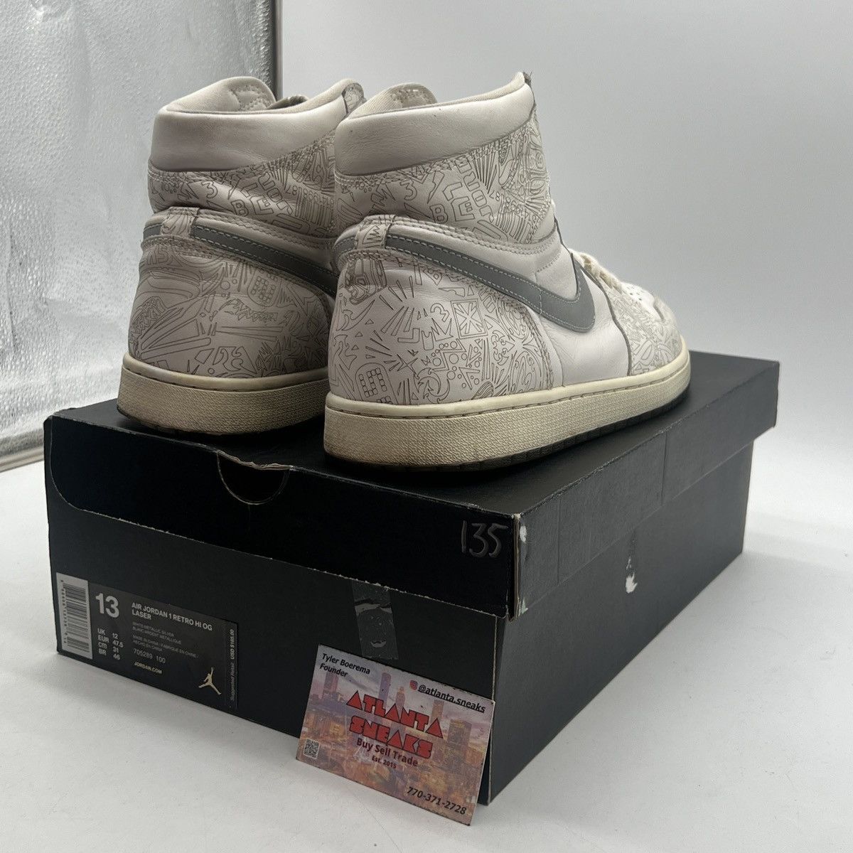 Jordan Brand Air Jordan 1 High laser Size US 13 / EU 46 - 5 Thumbnail