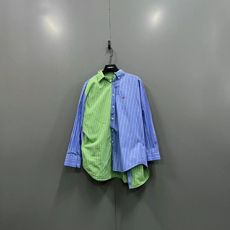 Balenciaga Balenciaga size 34 Yellow Striped Shirt Size S / US 4 / IT 40 - 1 Thumbnail