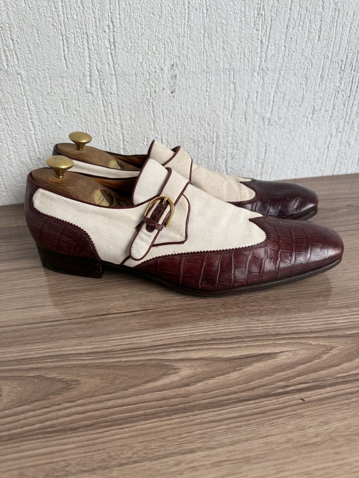 Gucci Exotic crocodile spectator by Tom ford Size US 11 / EU 44 - 4 Thumbnail