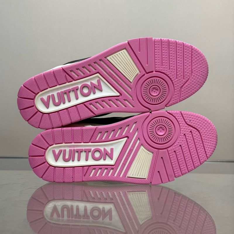 Louis Vuitton Louis Vuitton Trainer Low Top Sneakers in Pink -2505 Size US 7 / IT 37 - 7 Thumbnail