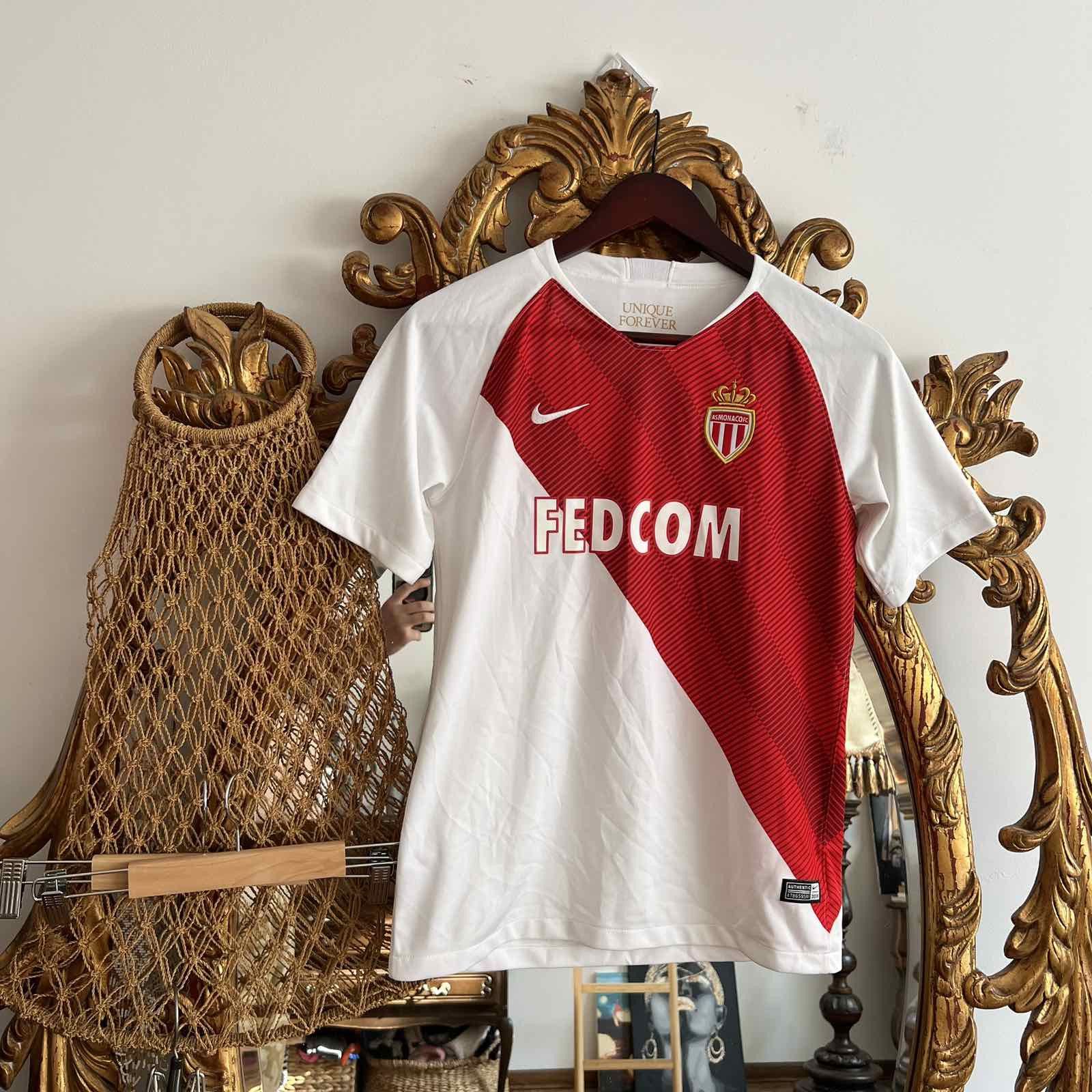 Nike AS Monaco 2018 Soccer Jersey Sz S