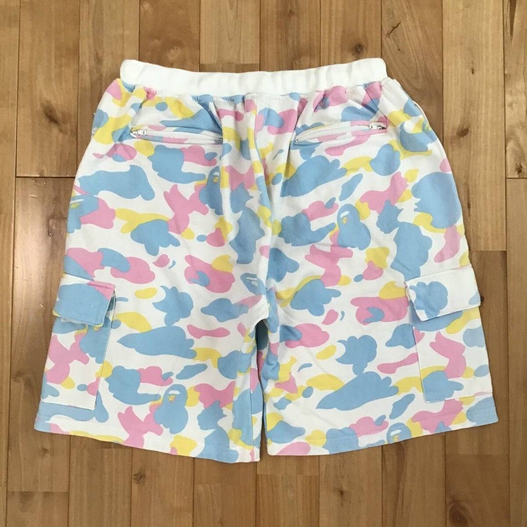 Bape BAPE Multi camo sweat cargo shorts cotton candy camo ★size L Size US 34 / EU 50 - 3 Thumbnail