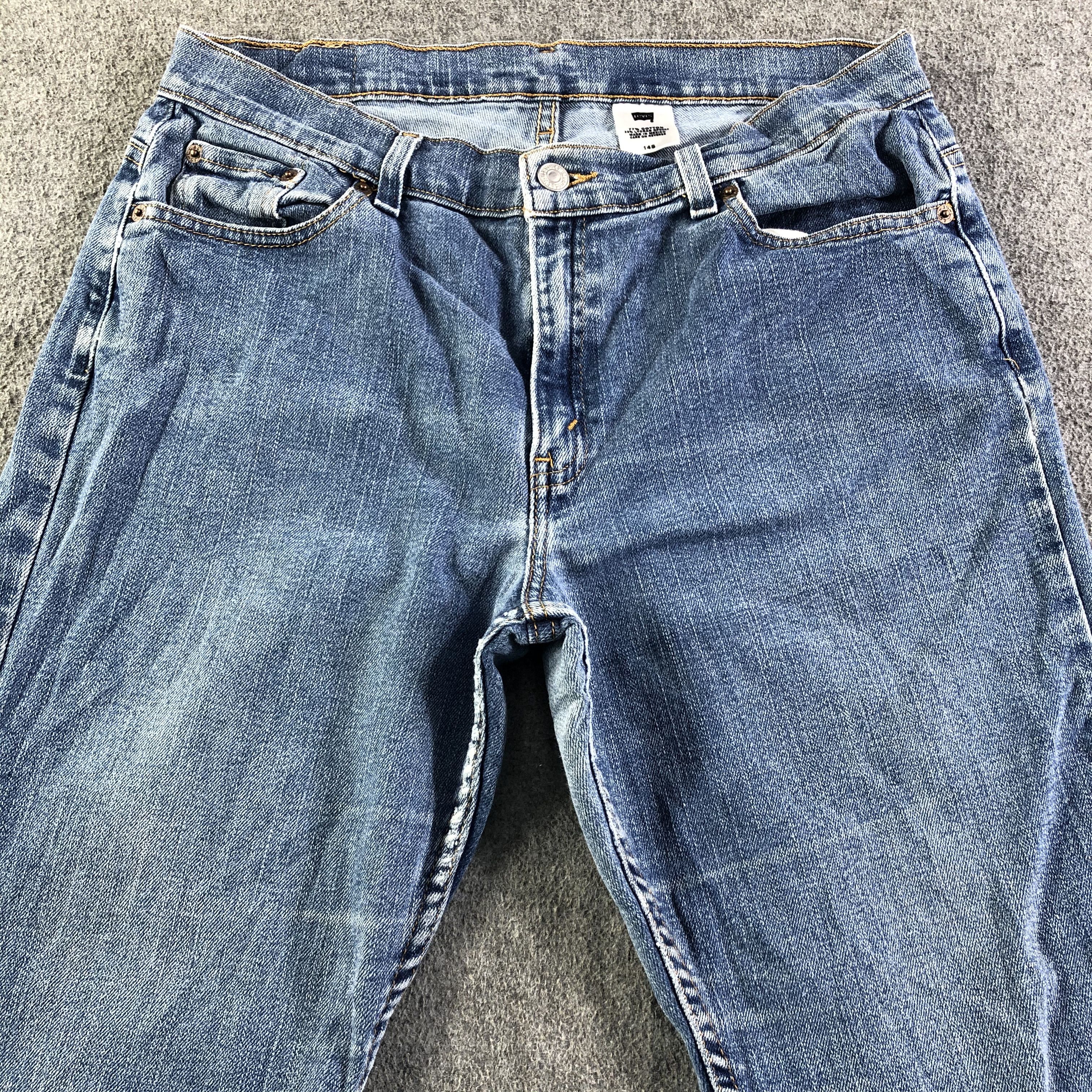 Levi's 90s Vintage Blue Wash Levis 515 Jeans-J4134 Size 32" / US 10 / IT 46 - 3 Thumbnail