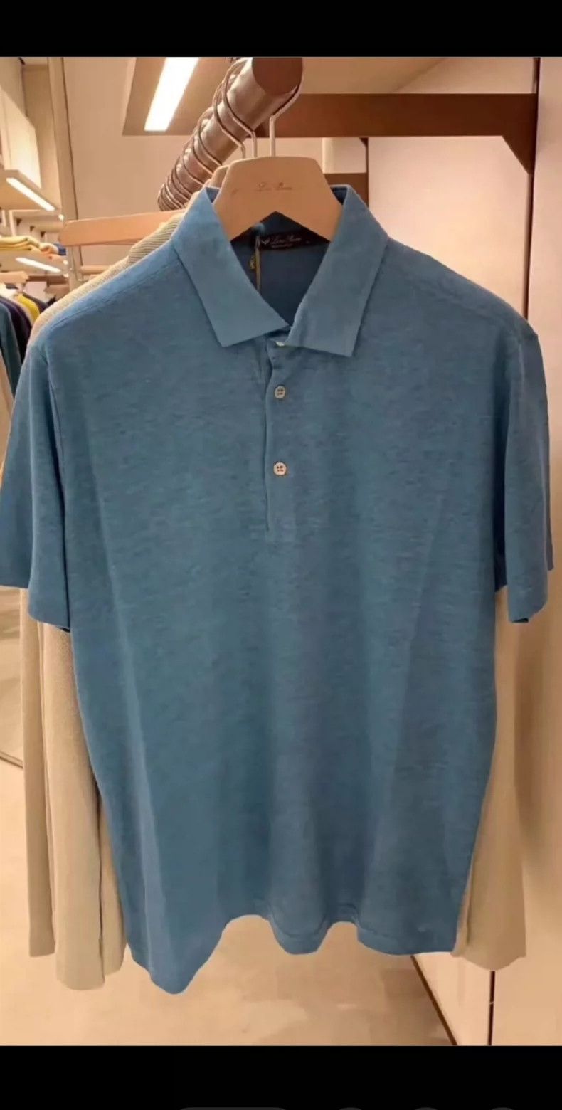 Loro Piana Loro Piana Solid short-sleeved Polo shirt Size US XL / EU 56 / 4 - 8 Thumbnail