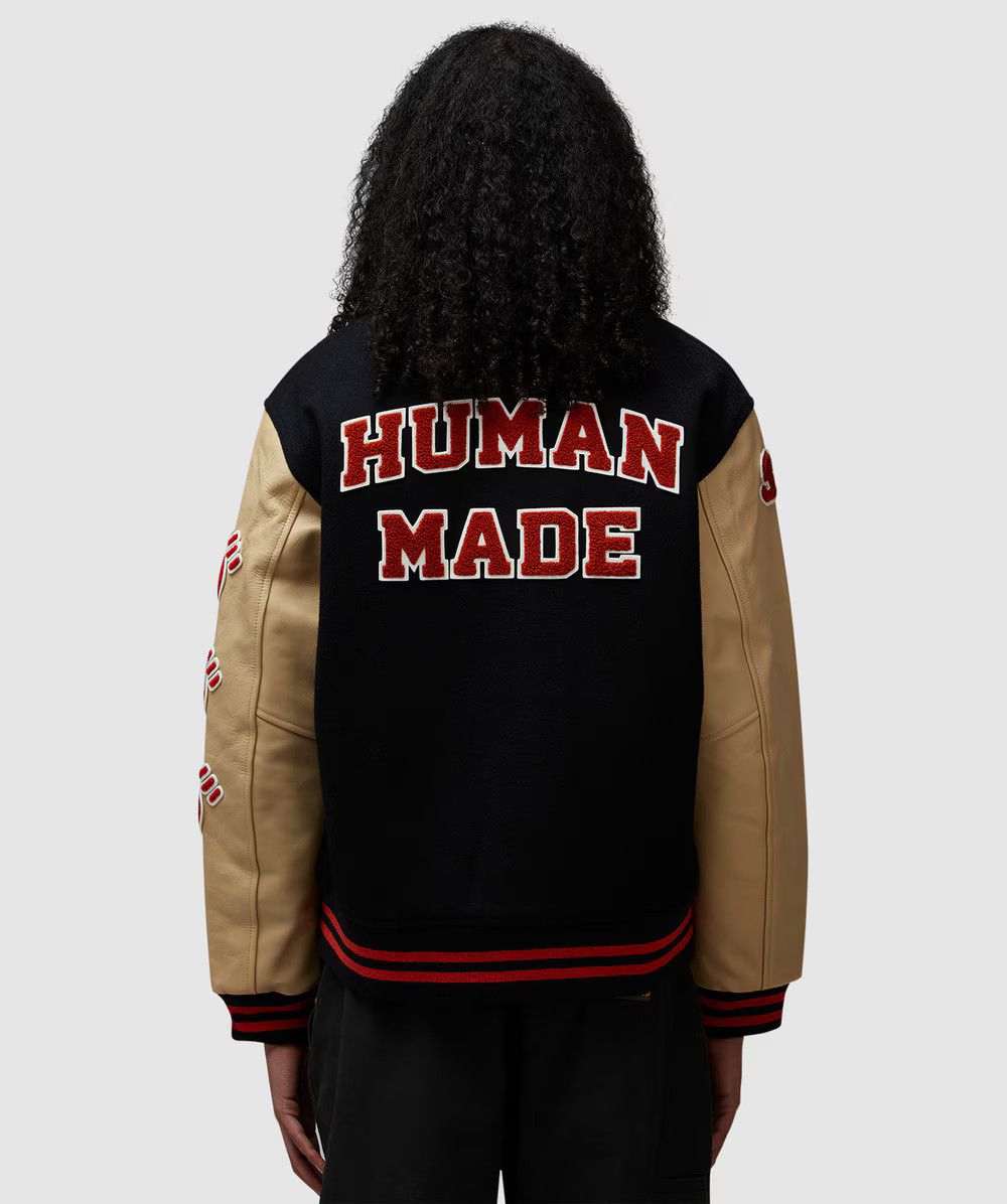 Human Made o1h1sh10525 Varsity Jacket in Black Size US XL / EU 56 / 4 - 4 Thumbnail