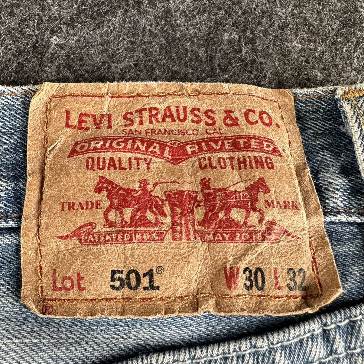 Levi's Vintage Levis 501 1966 Special Edition Denim 30x31 D580 Size US 30 / EU 46 - 9 Thumbnail