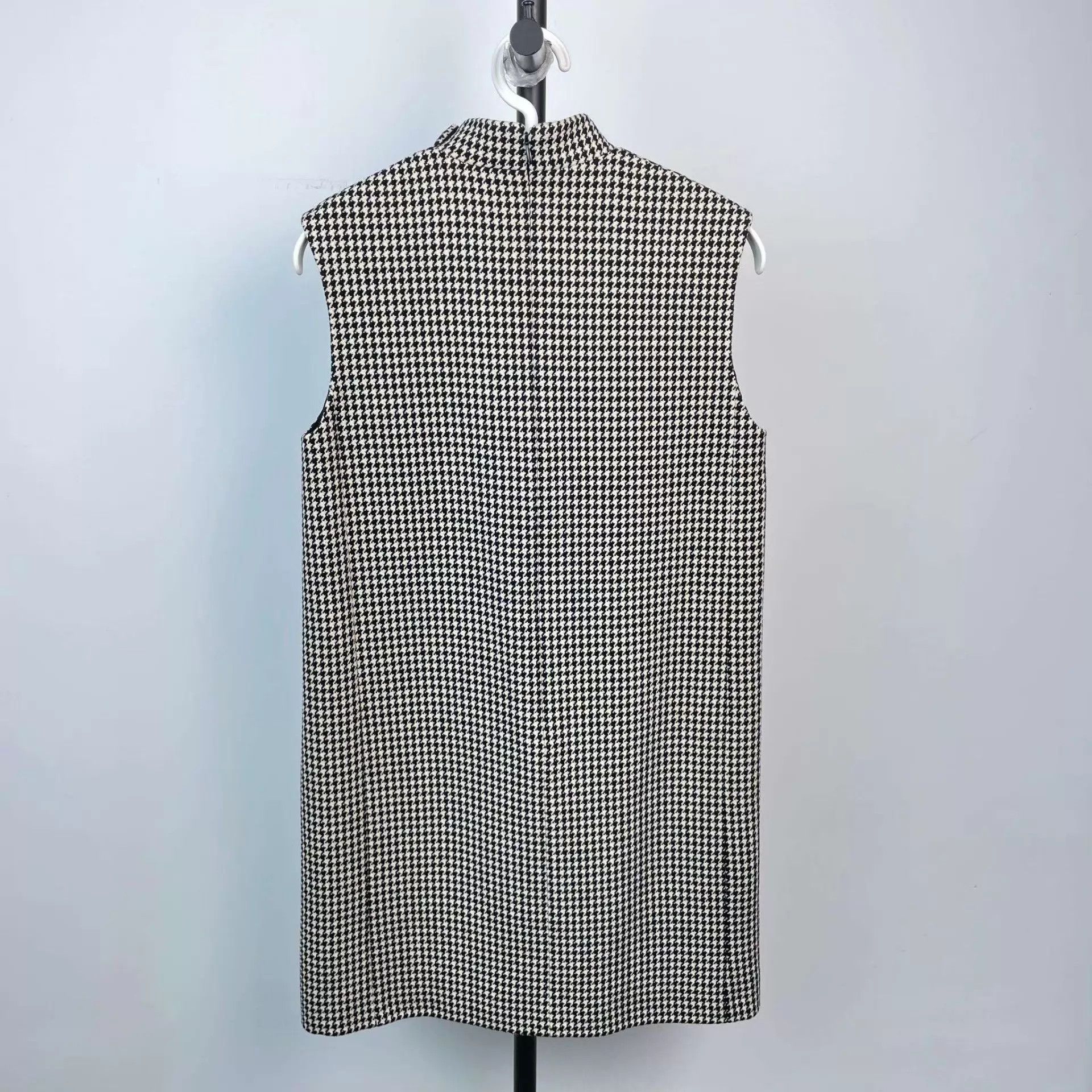 Dior Dior houndstooth sleeveless dress black & white 34 Size XS / US 0-2 / IT 36-38 - 2 Thumbnail