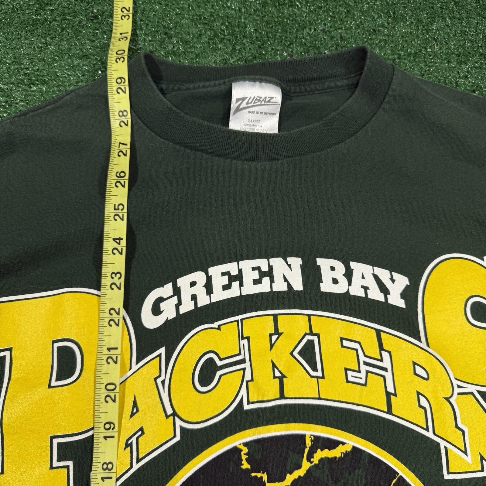 Other Vintage Zubaz Green Bay Packers T-shirt XL USA Made 90s NFL Size ONE SIZE - 4 Thumbnail