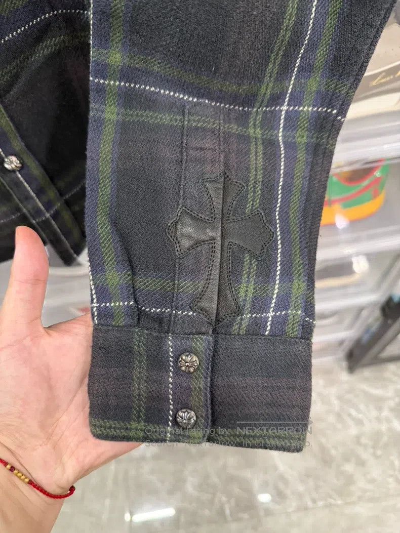 Chrome Hearts Chrome Hearts Size L Limited blue-green plaid dark green sh Size US L / EU 52-54 / 3 - 4 Thumbnail