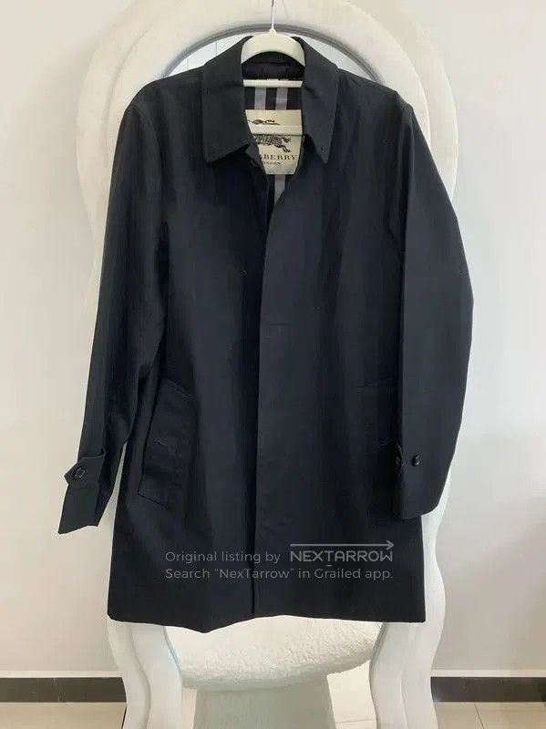Burberry Burberry Men's Black Cotton Trench Coat. Size US M / EU 48-50 / 2 - 3 Thumbnail