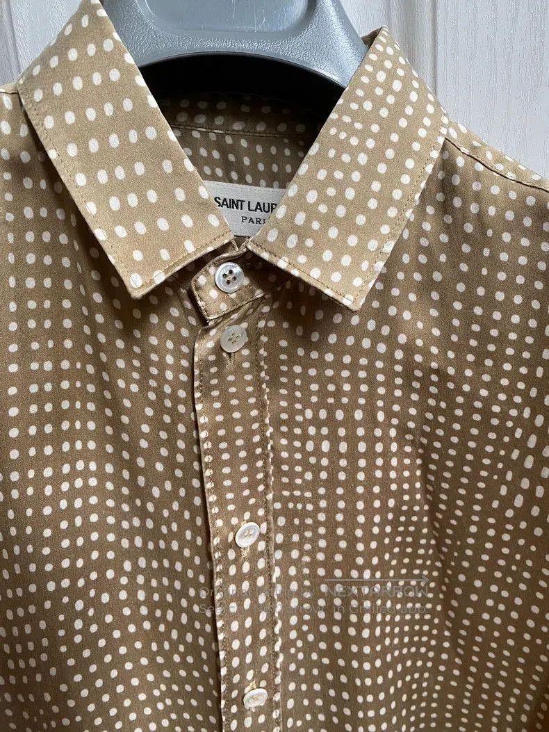 Other Saint Laurent Silk Polka Dot Shirt. Size US XL / EU 56 / 4 - 3 Thumbnail