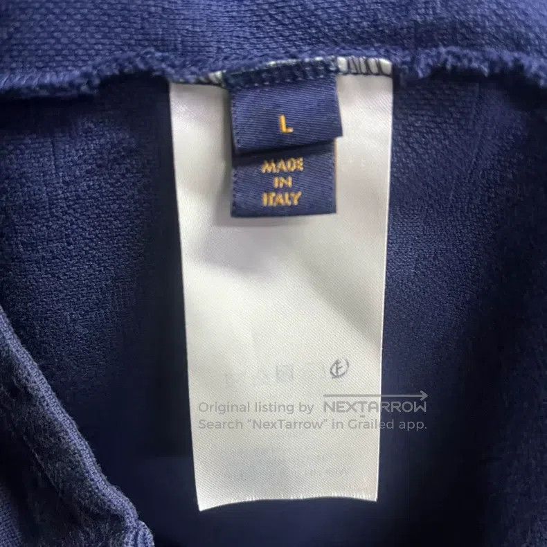 Louis Vuitton Louis Vuitton Navy Solid 3D Pocket Short Sleeve Size US L / EU 52-54 / 3 - 3 Thumbnail