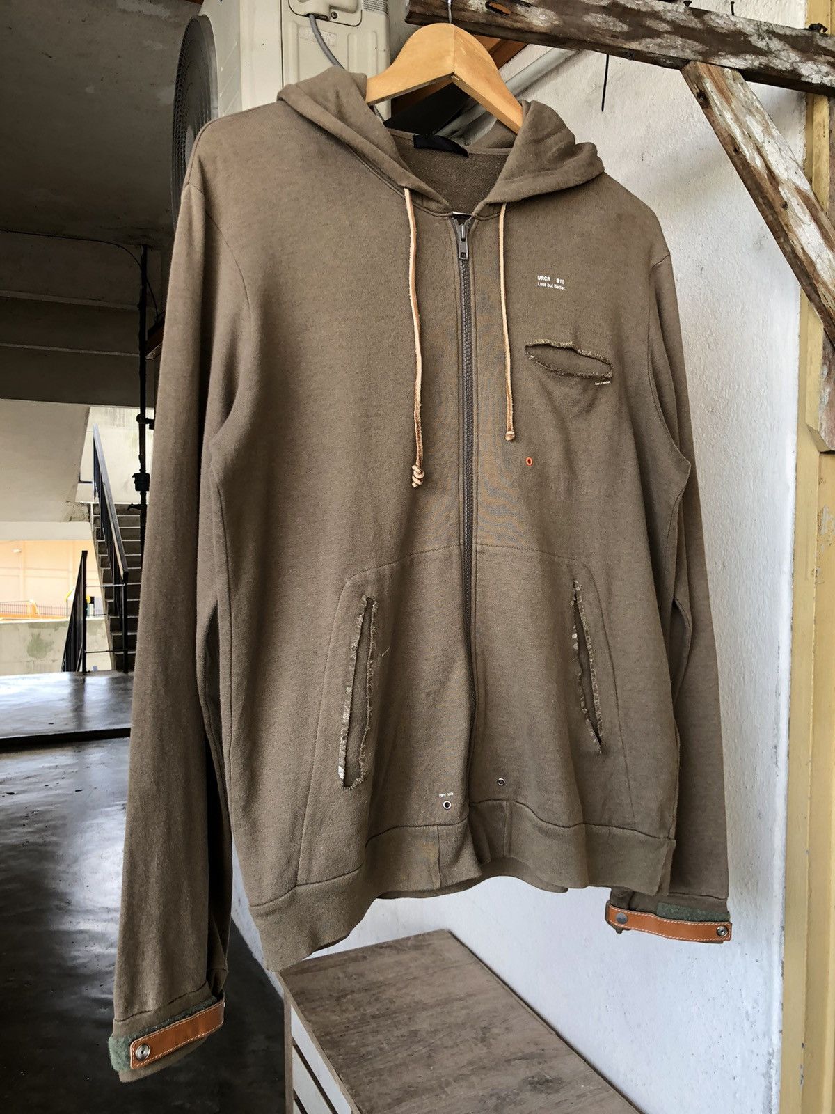 Undercover Rare🔥Undercover "Less but Better" Disteressed Zipper Hoodie Size US M / EU 48-50 / 2 - 16 Thumbnail