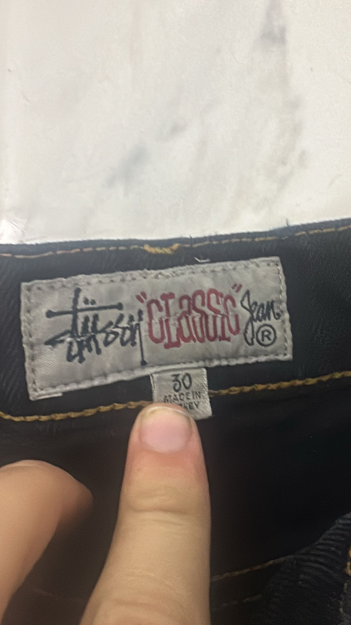 Stussy × Vintage Stüssy Classic Jean Size 30 Black Size US 30 / EU 46 - 5 Thumbnail