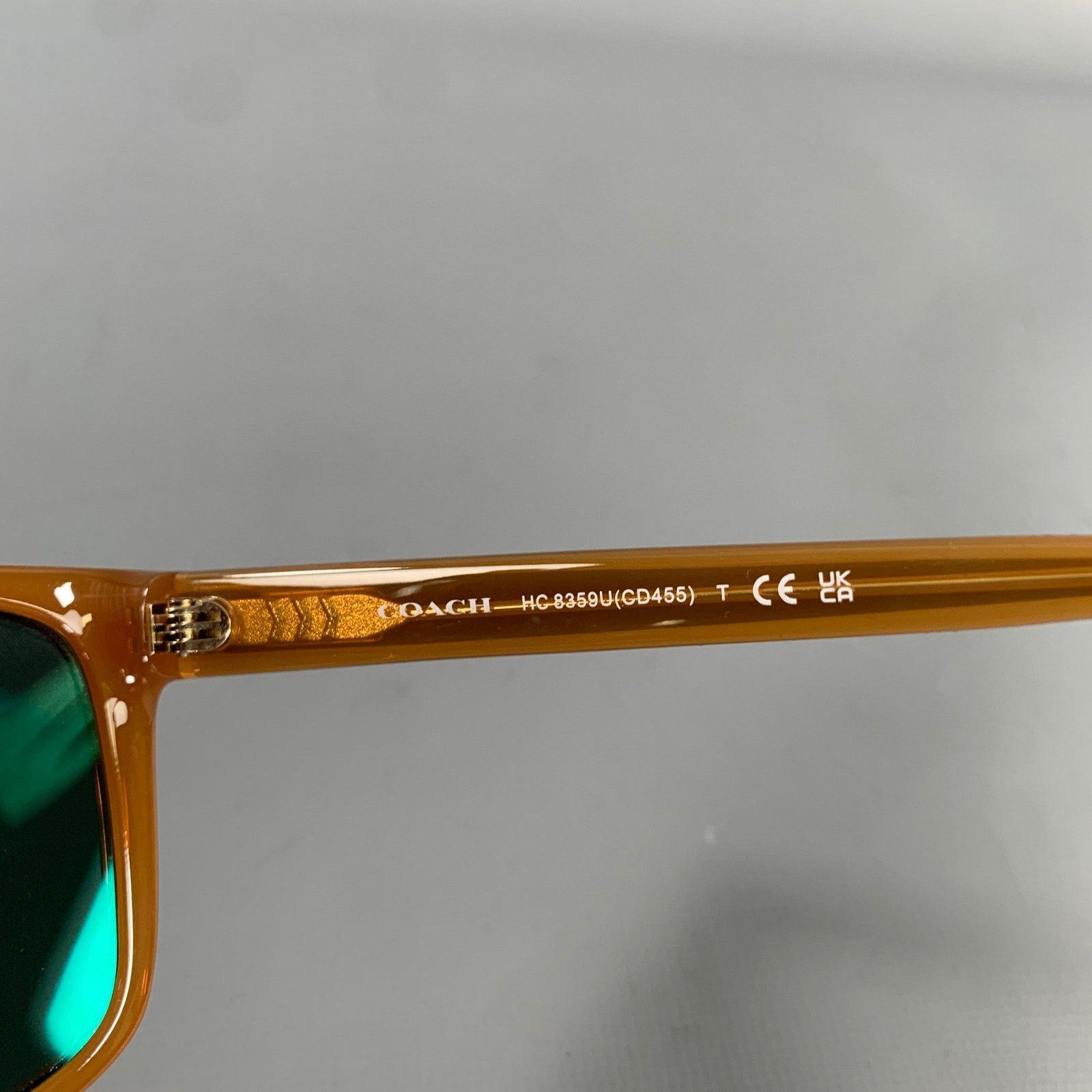 Coach COACH Brown Logo Acetate Sunglasses & Eyewear Size ONE SIZE - 5 Thumbnail