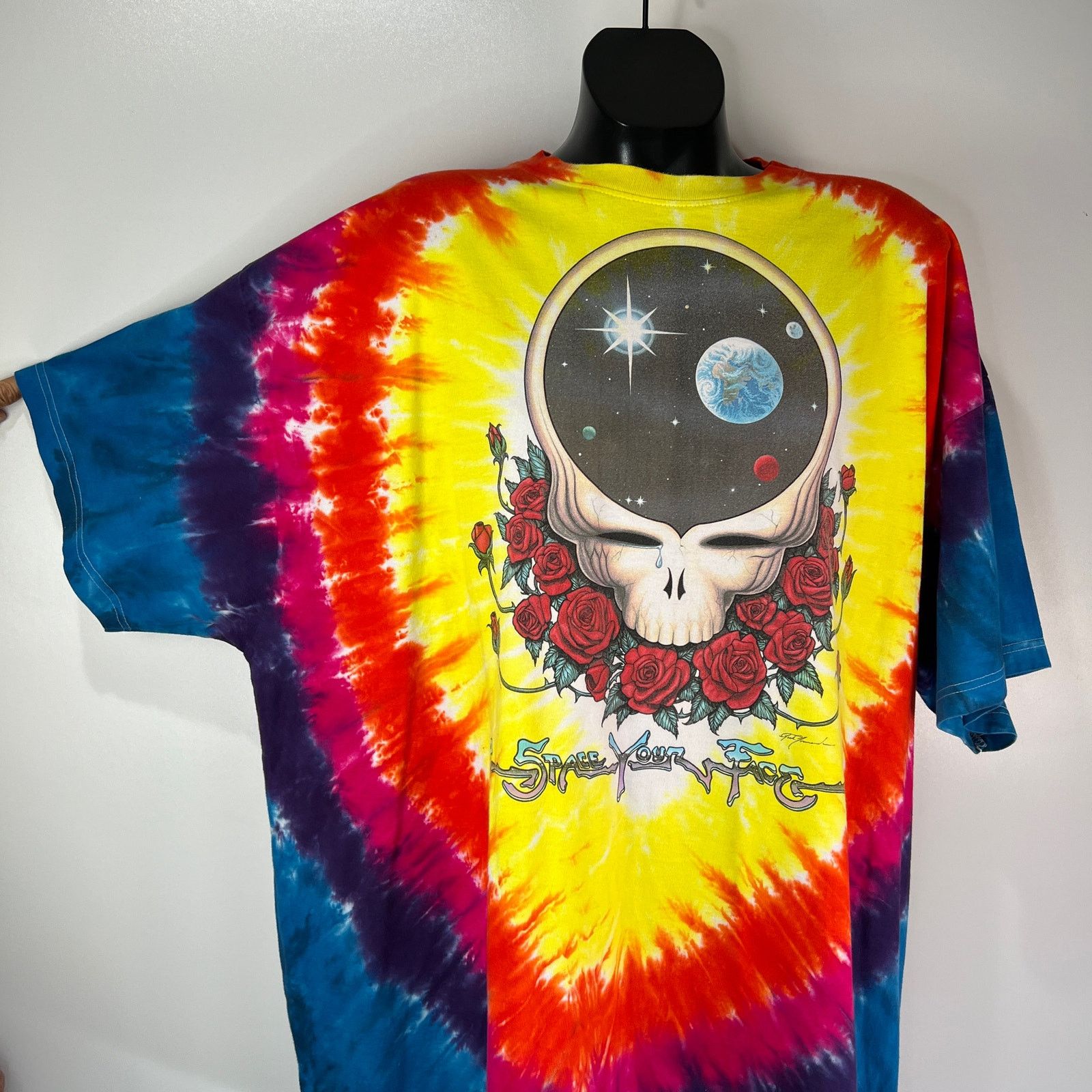 Vintage Vintage Grateful Dead Space Your Face Graphic Tie Dye Shirt Size US XXL / EU 58 / 5 - 10 Thumbnail