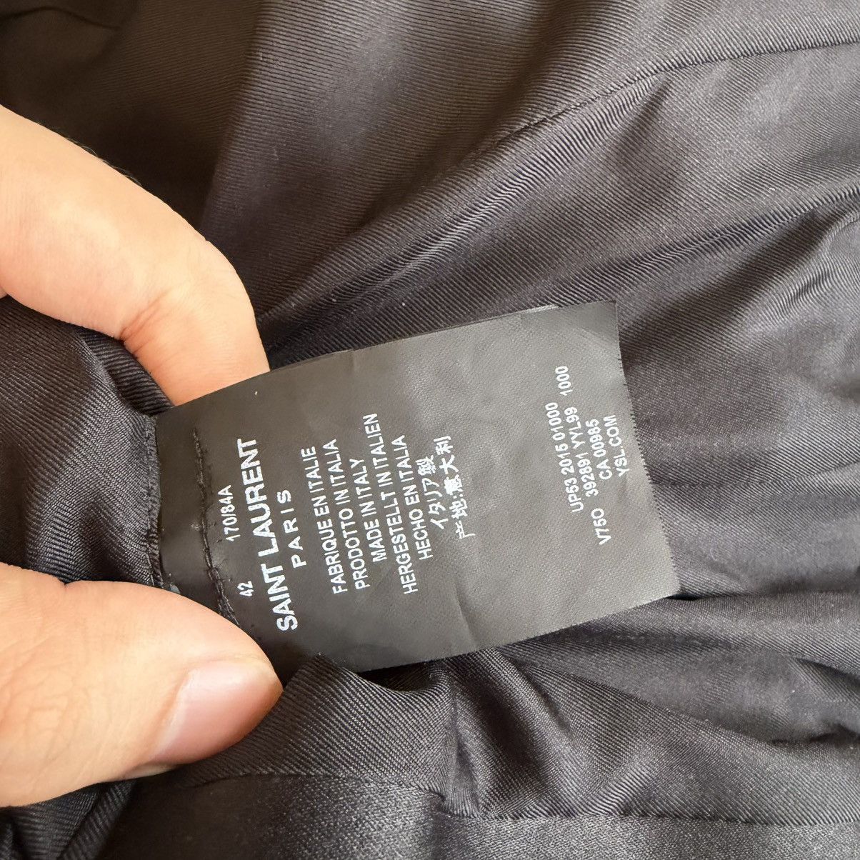 Saint Laurent Paris S 42 Saint Laurent Paris 16SS YYL99 Classic Smoking Suit Size US XS / EU 42 / 0 - 7 Thumbnail