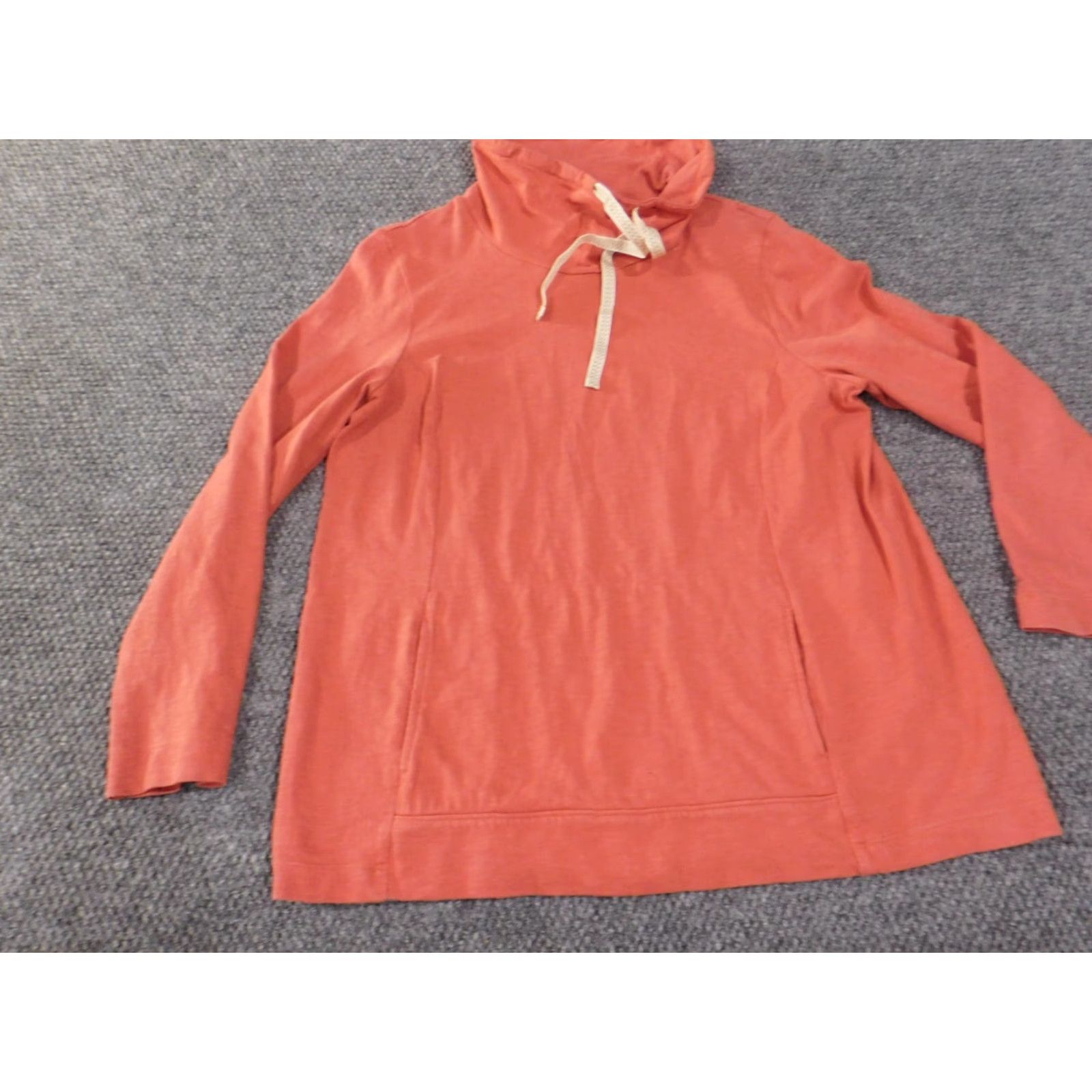 Coldwater Creek Coldwater Creek Sweater Pullover Womens M Pink Knit Cotton Turtleneck Long Sleeve Ruffle Breathable Casual Modern 90s? Size M / US 6-8 / IT 42-44 - 3 Thumbnail