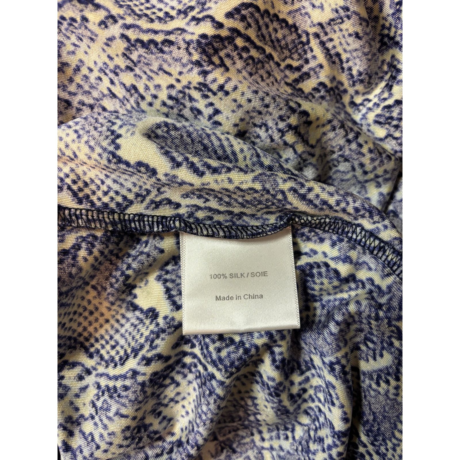 Tory Burch Tory Burch Silk Snakeskin Print Dress Size M Size M / US 6-8 / IT 42-44 - 13 Thumbnail
